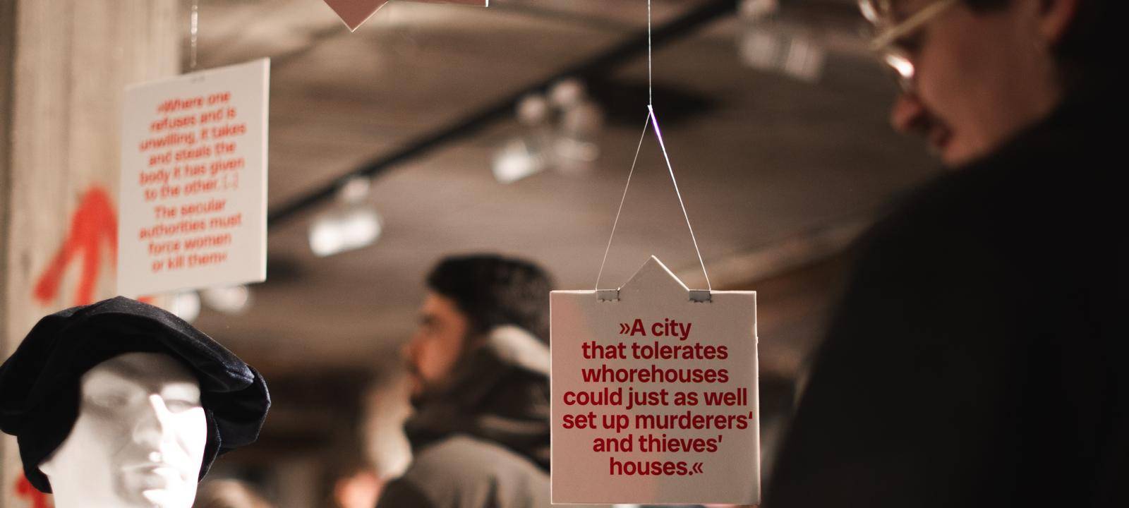 Die rot_licht Ausstellung in der Hofaue