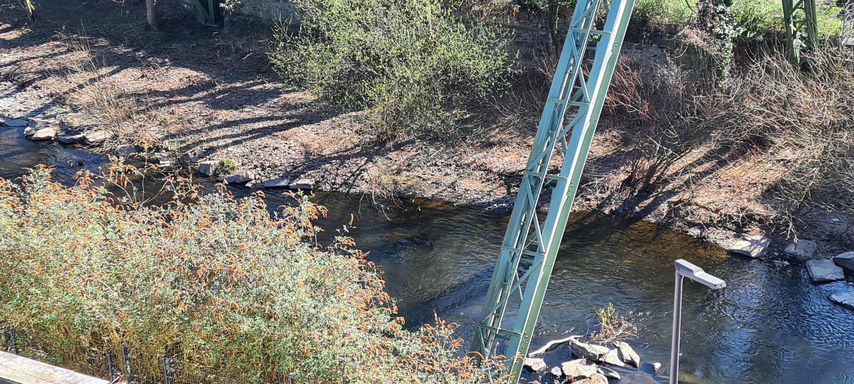 Wupperpegel weiter gefallen