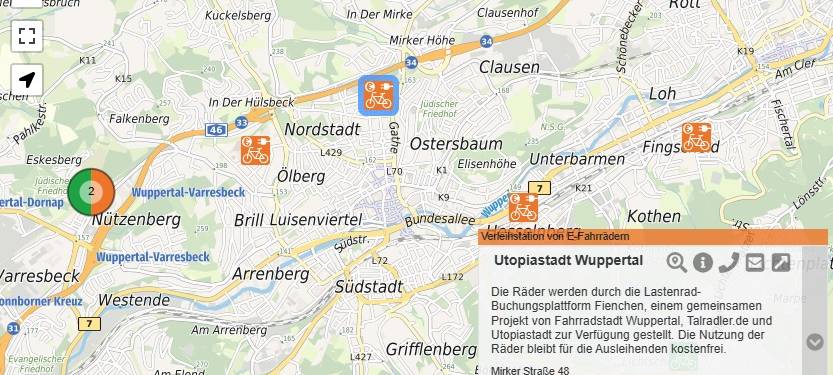 Weiter E-Bike-Verleih in Wuppertal