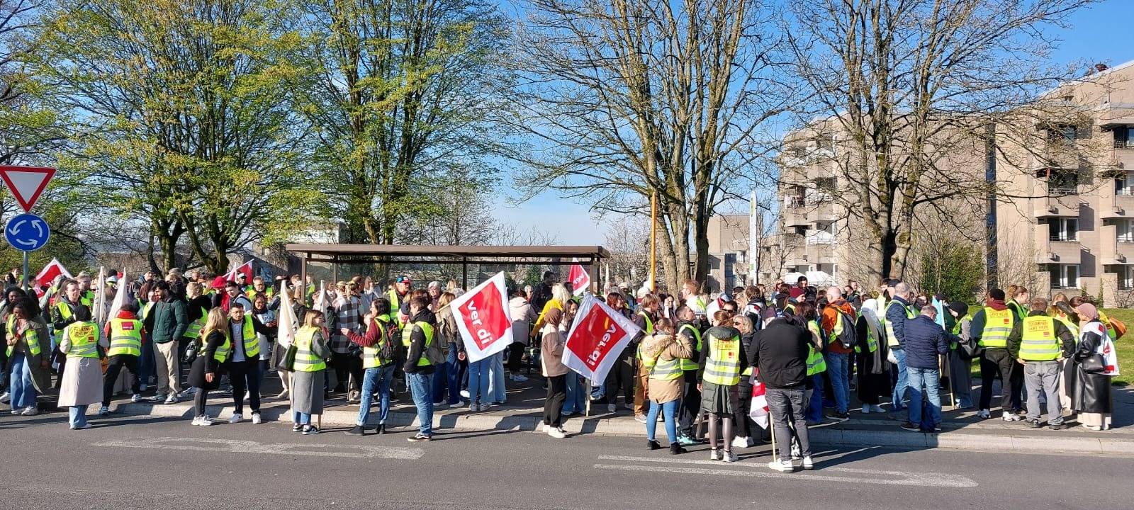 Warnstreik in Wuppertaler Helios-Kliniken