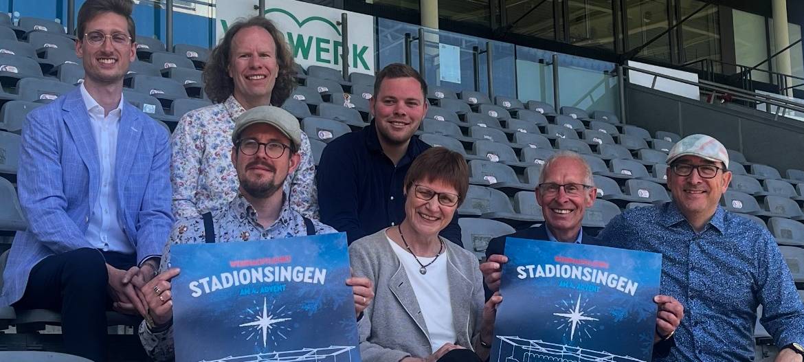 Weihnachtliches Rudelsingen im Stadion am Zoo