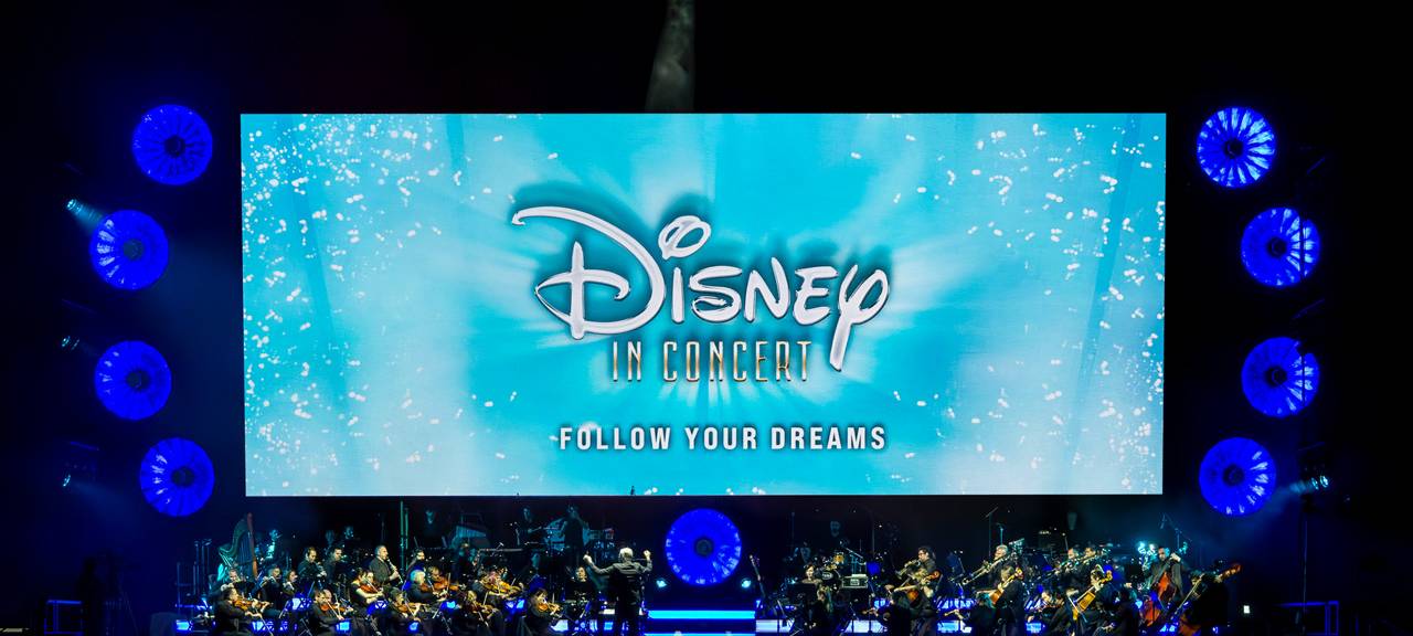 Disney in Concert findet in der Oberhausener Rudolf Weber-ARENA im Mai vor vielen Zuschauern und Fans statt.