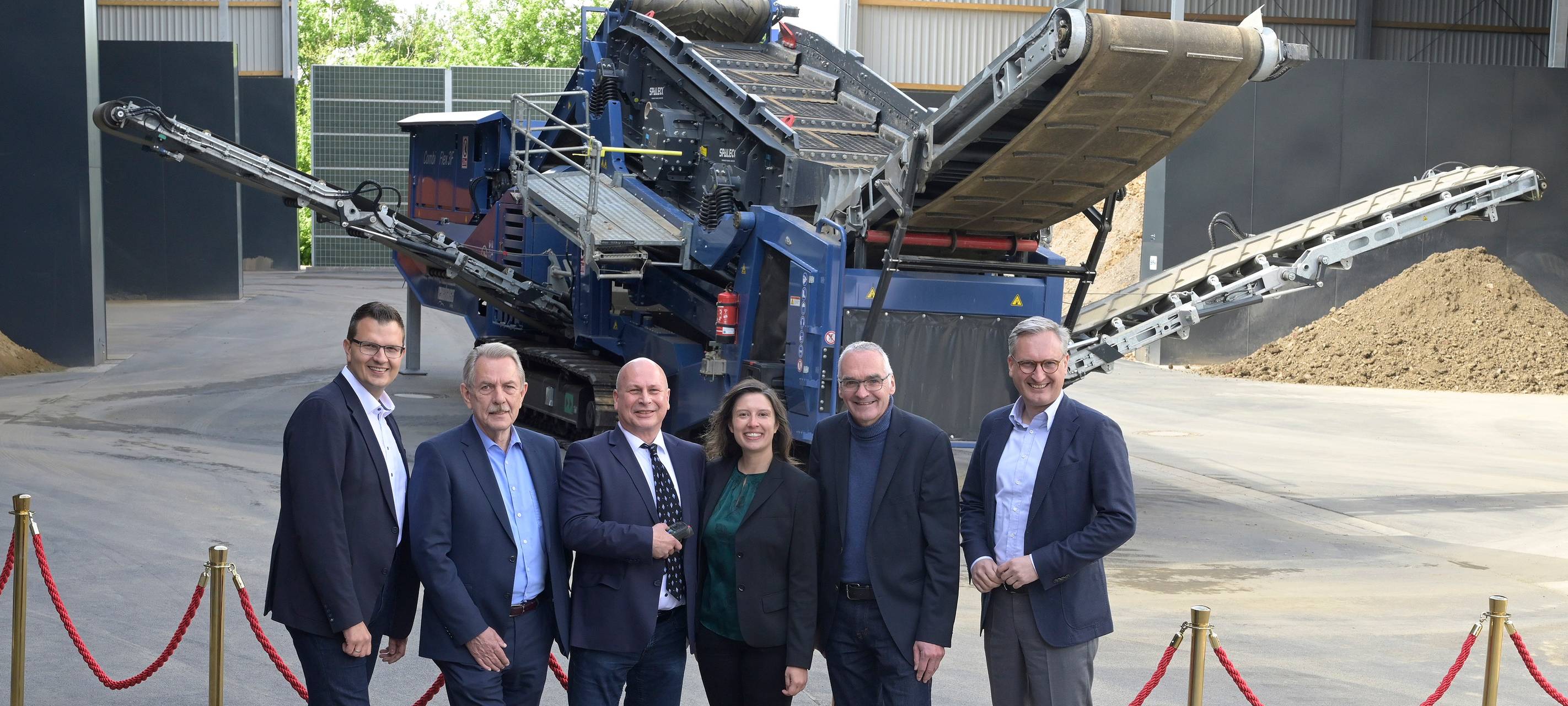 Bodenrecycling-Anlage eingeweiht