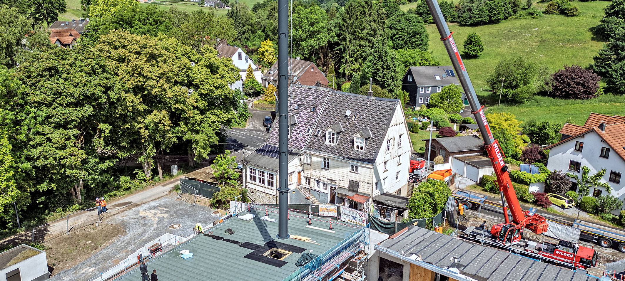 Panne auf Mählersbeck-Baustelle