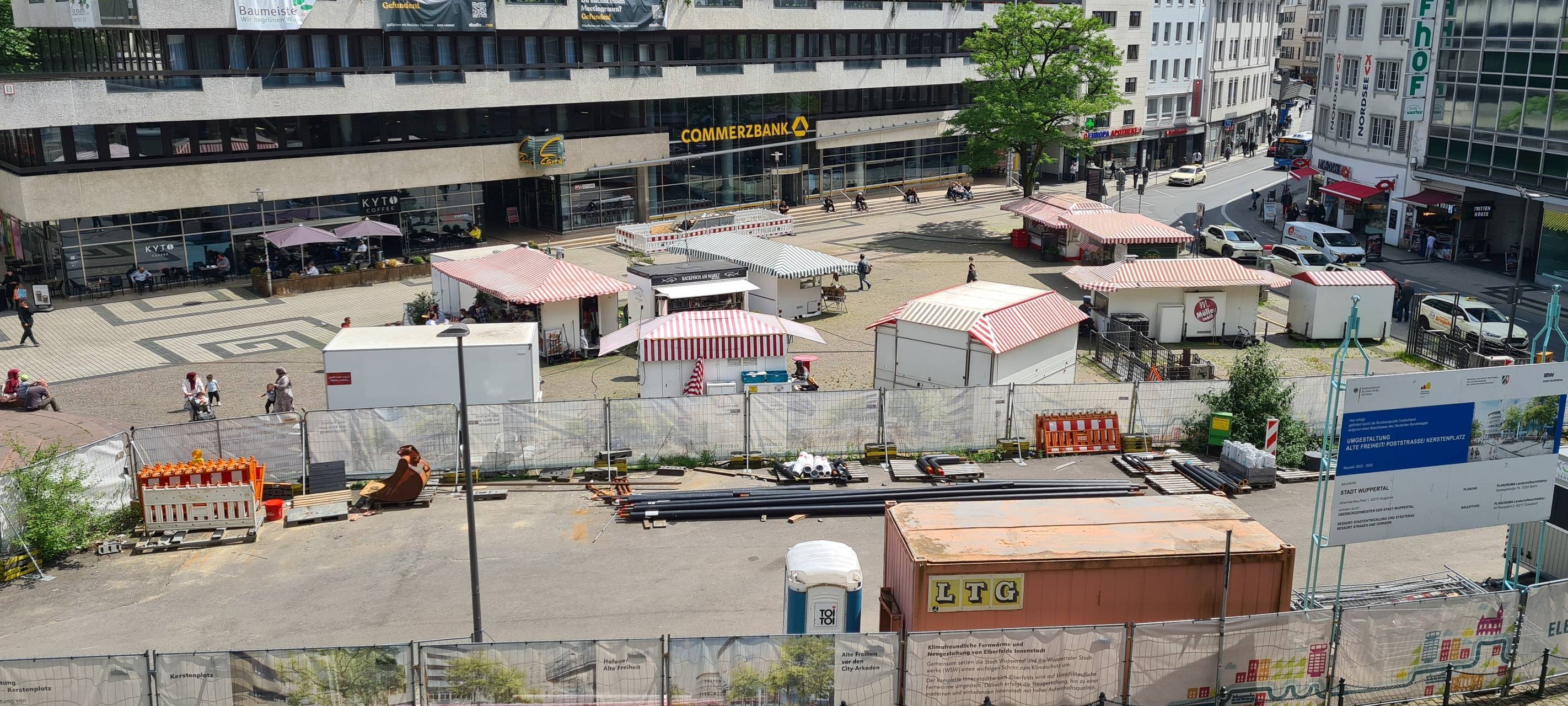 Noch ein Stand weniger auf dem Wochenmarkt