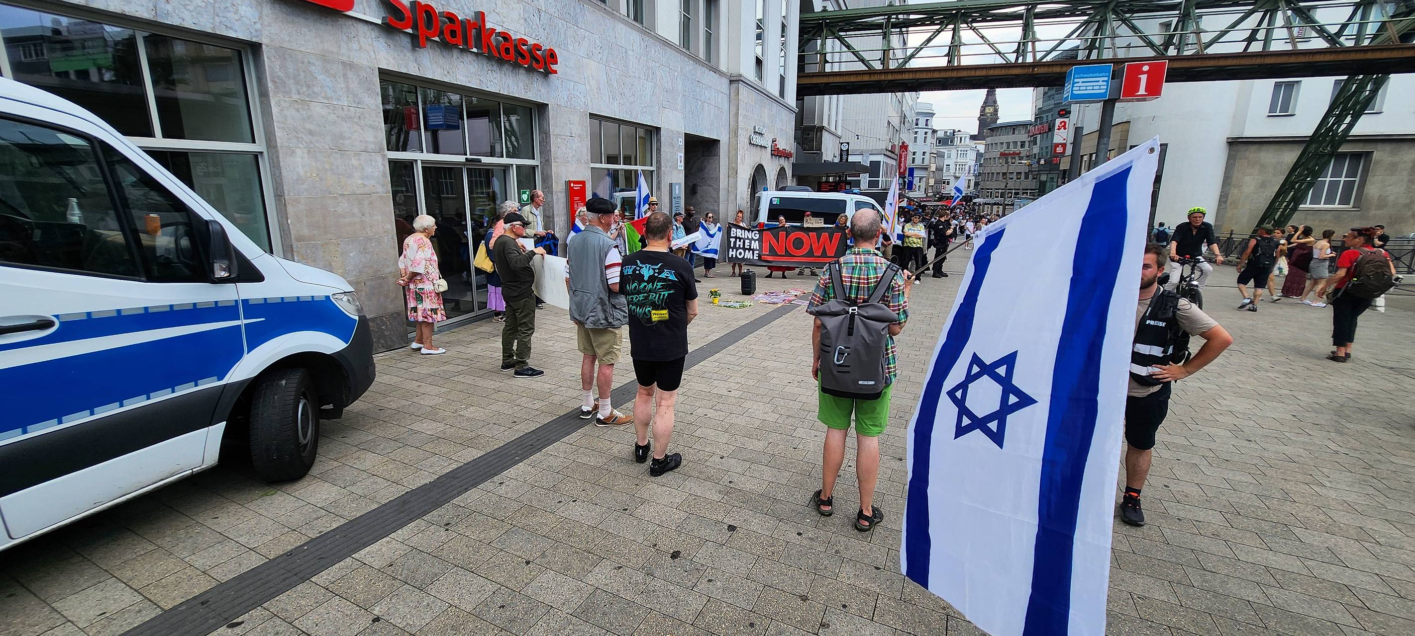 Beleidigung bei Pro Israel-Demo