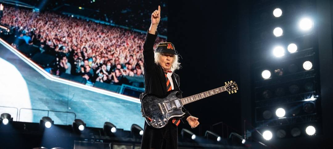 AC/DC Live in Düsseldorf 08.07.2025 Merkur Spielarena Angus Young
