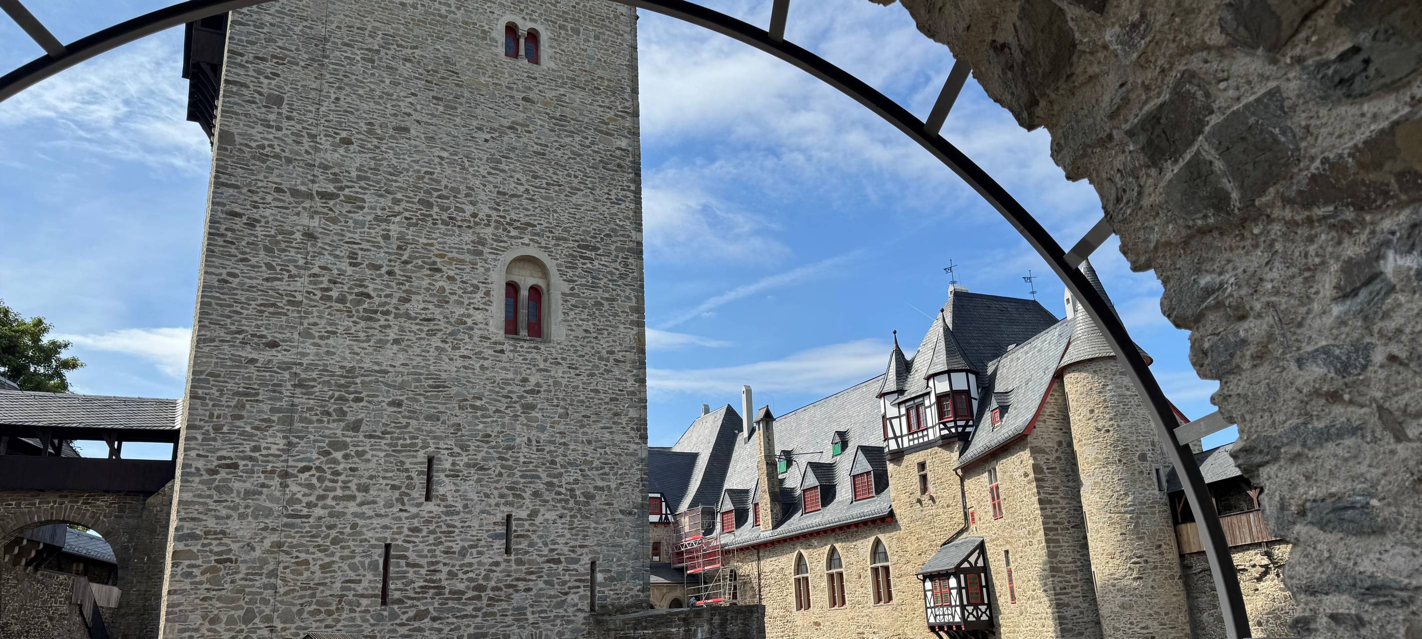 Noch eine Hängebrücke vor der BUGA