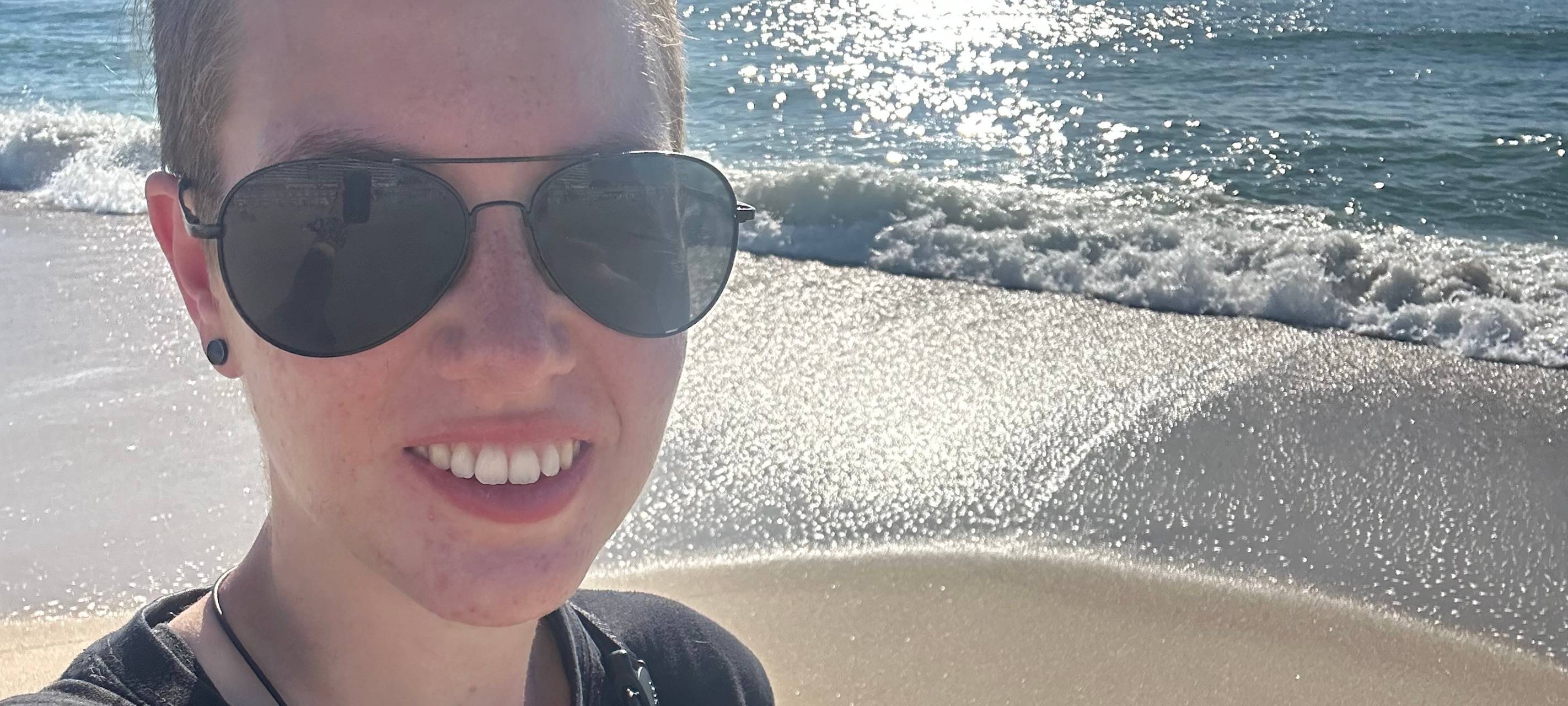 Auf dem Skateboard von hier bis Sylt: Mia Djuric