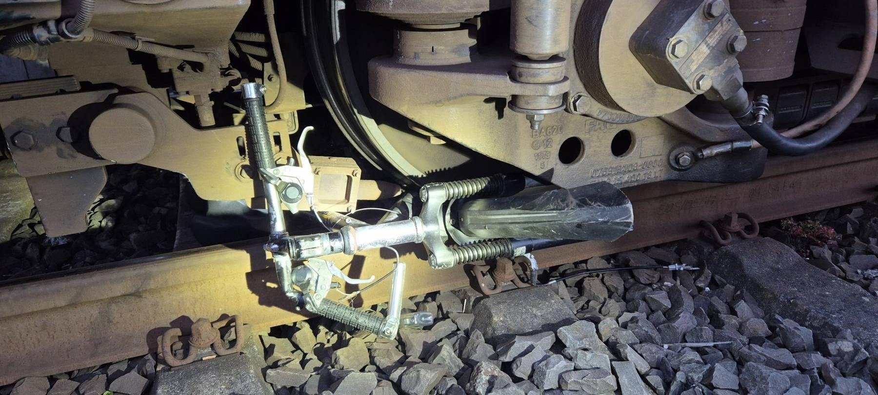 Fahrrad auf S-Bahn-Strecke geworfen