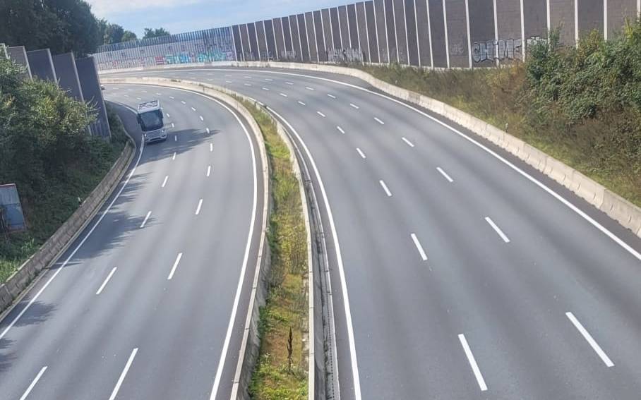 Unfall A46: Vor Abfahrt Barmen gesperrt