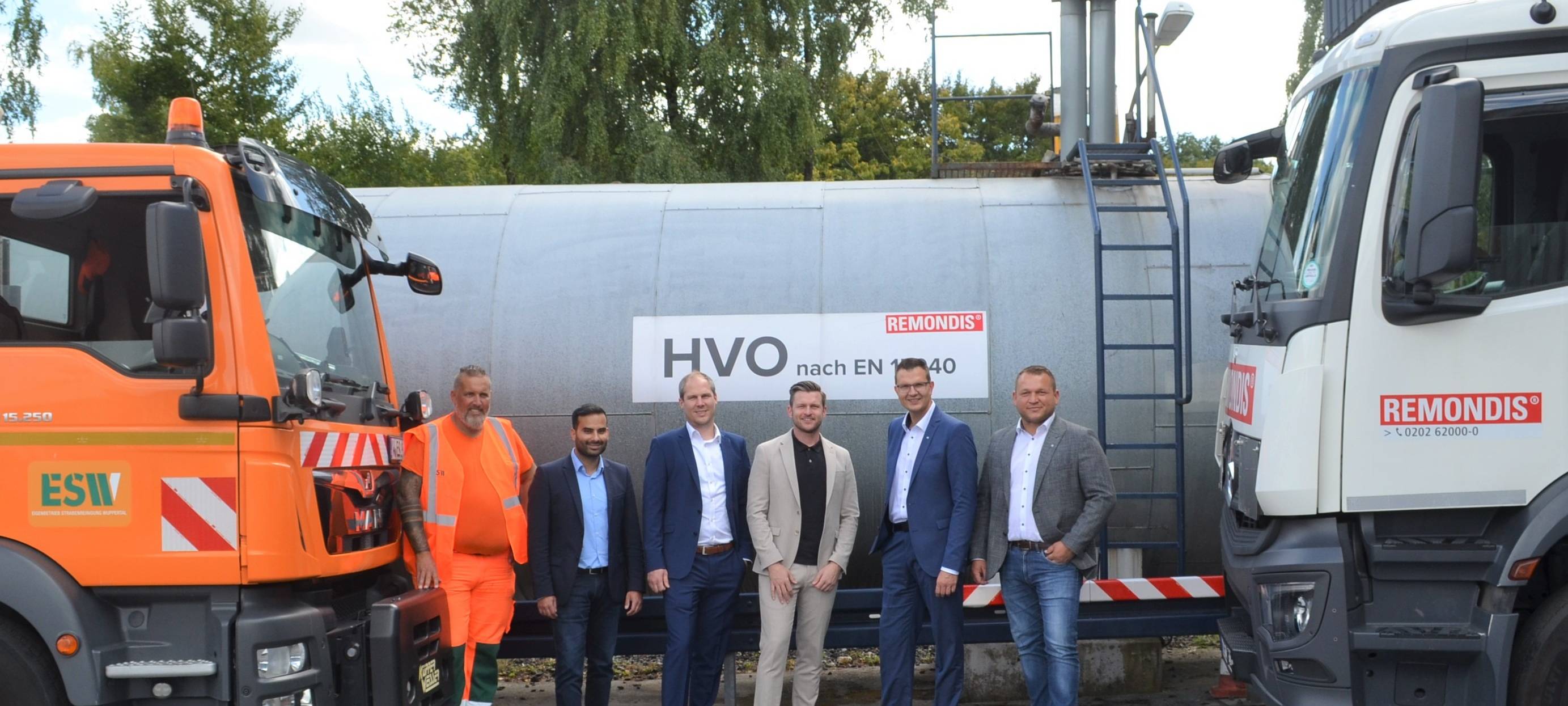 Straßenreinigung tankt Öko-Kraftstoff