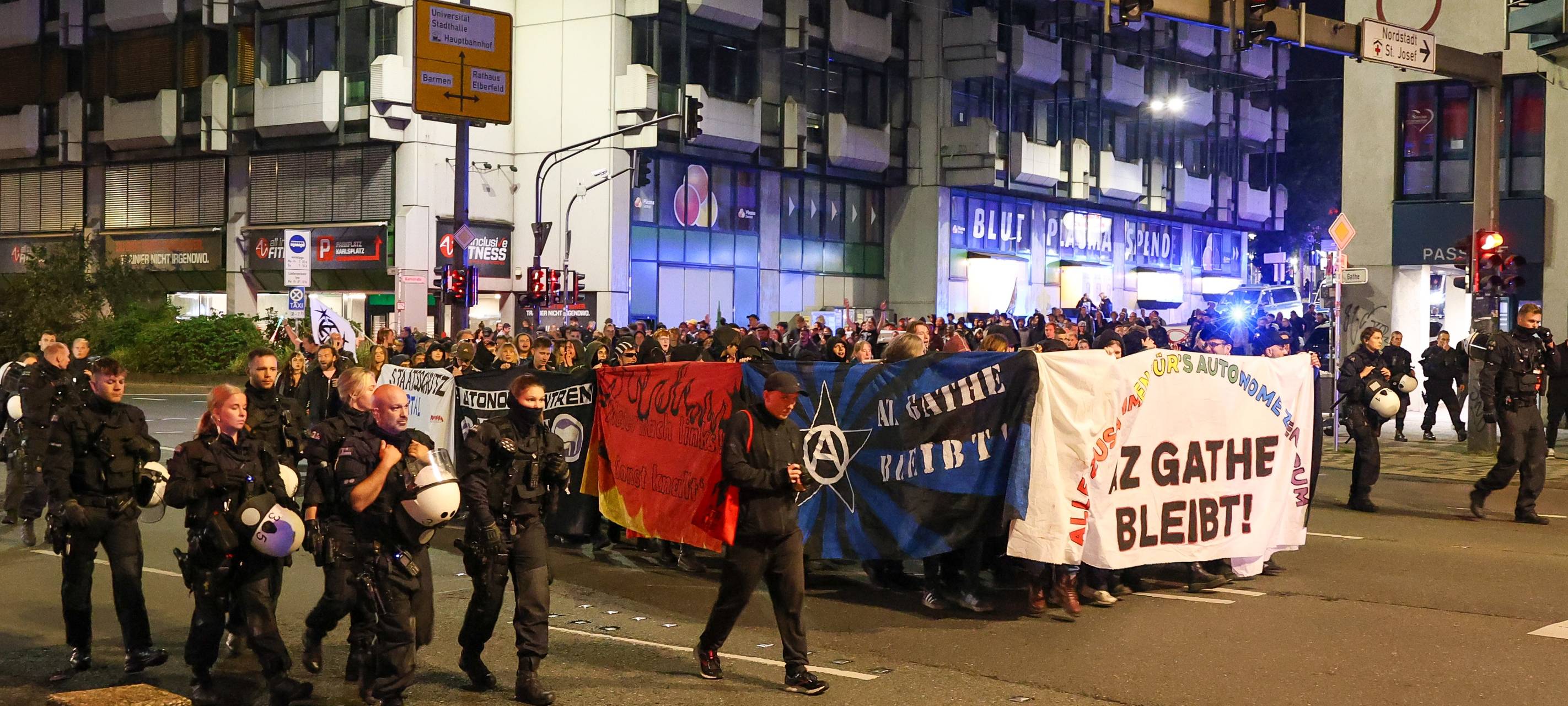 Friedliches Protest-Wochenende für AZ-Erhalt