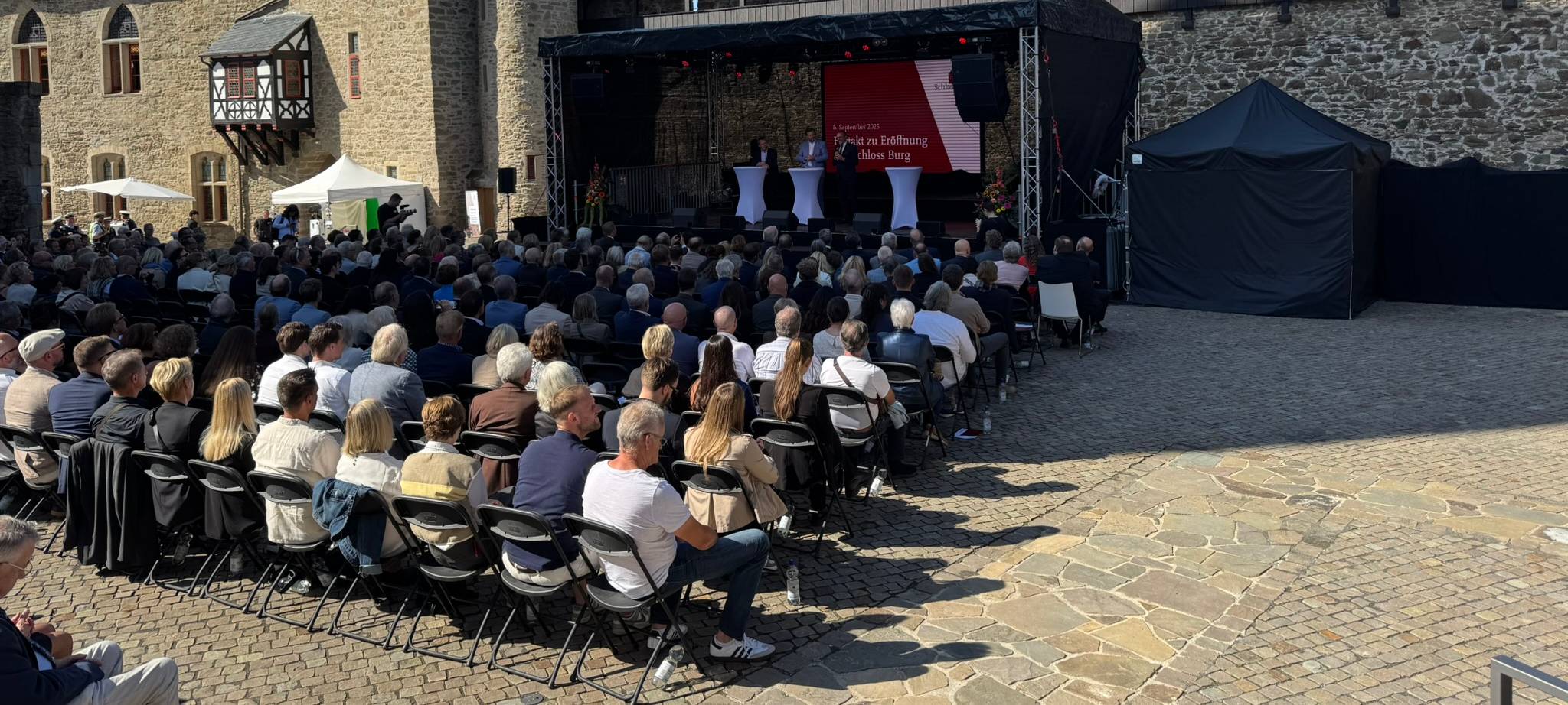 Wiedereröffnung von Schloss Burg