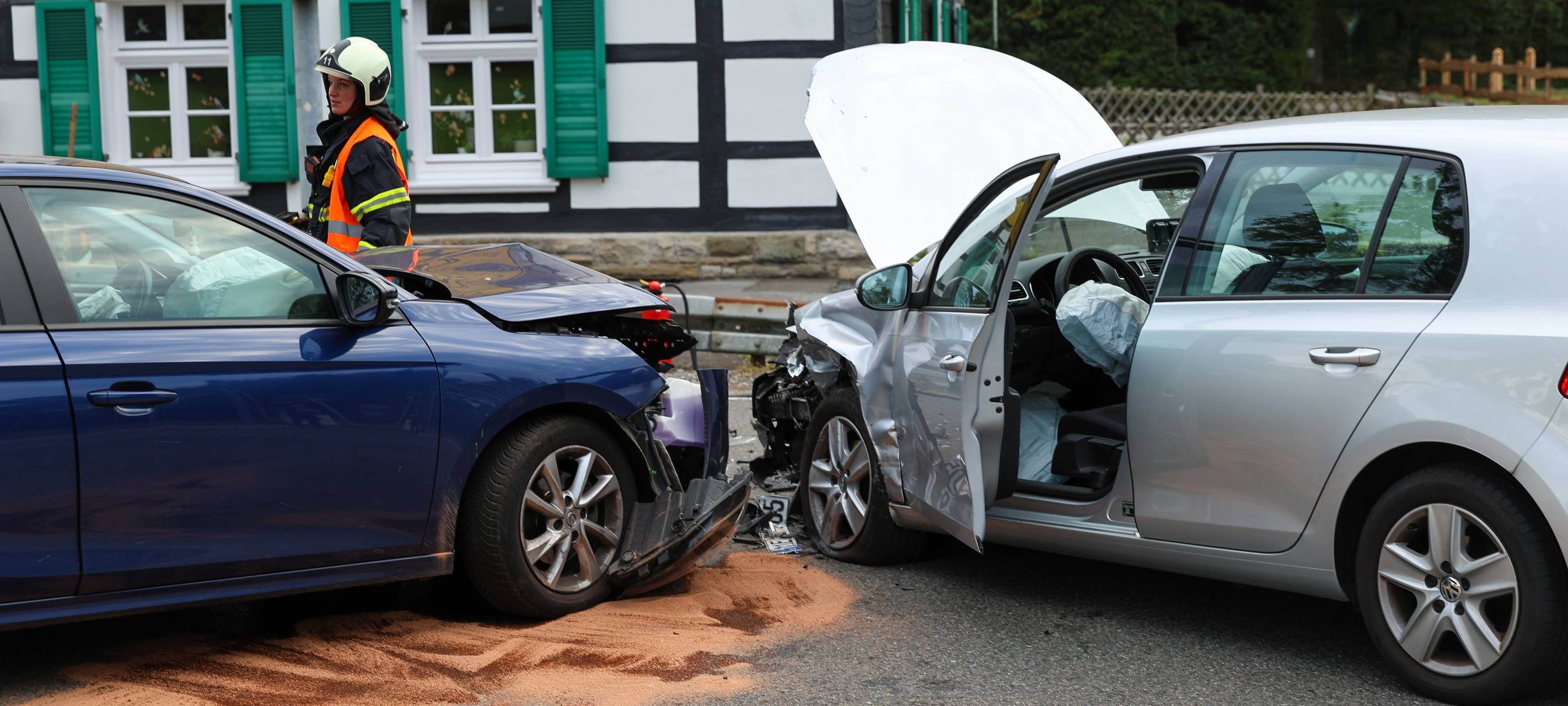 Schwerer Unfall auf der Horather Straße