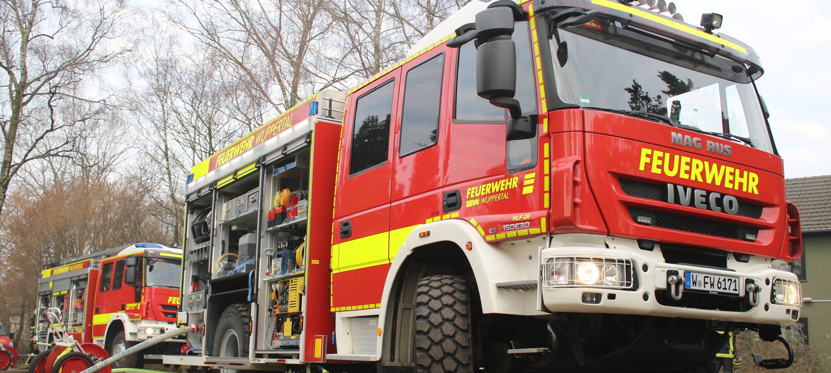 Feuerwehr Wuppertal Feuerwehrauto Löschfahrzeug