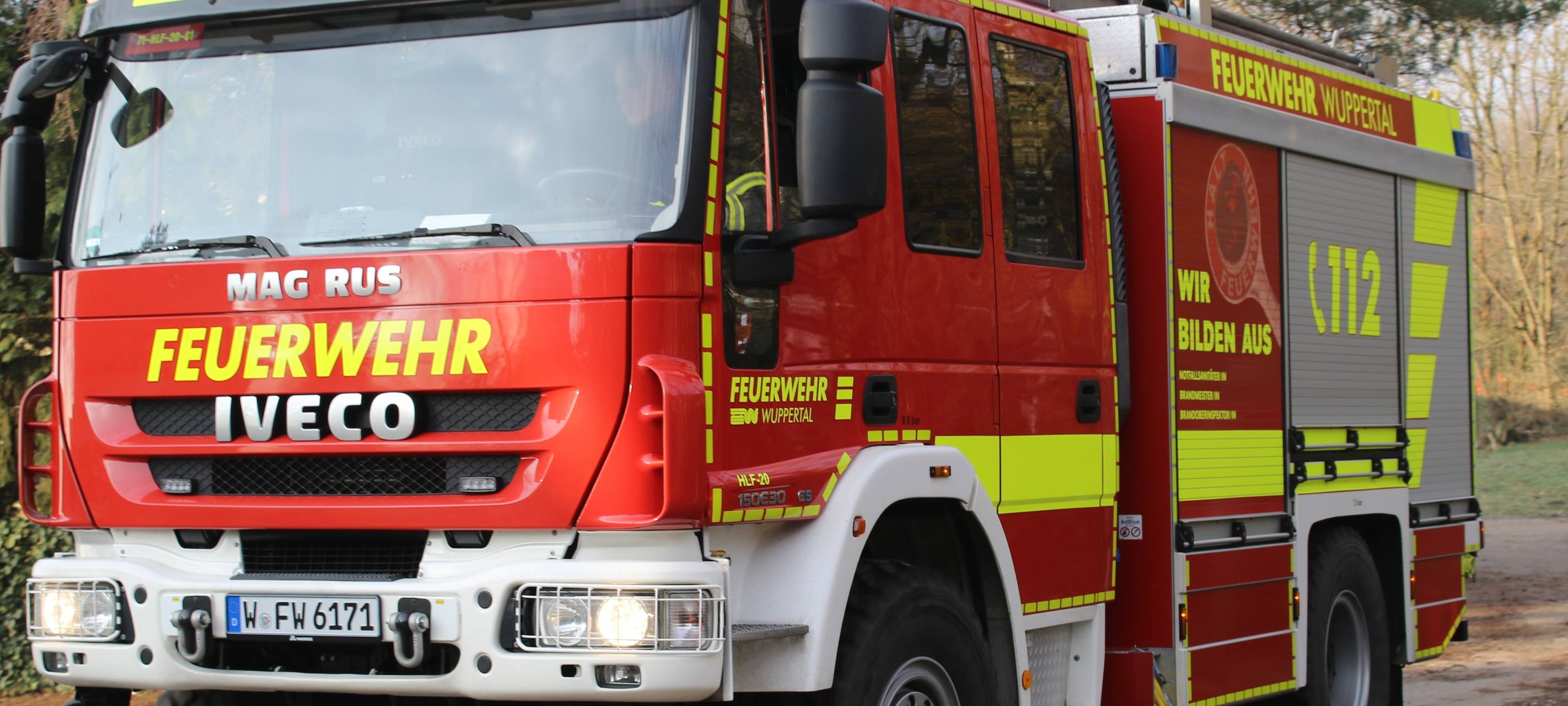 Feuerwehr Wuppertal Feuerwehrauto Löschfahrzeug