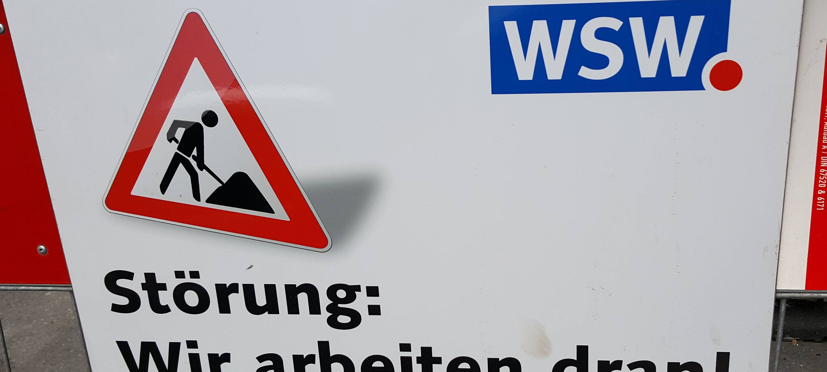 Wasserrohrbruch in Varresbeck