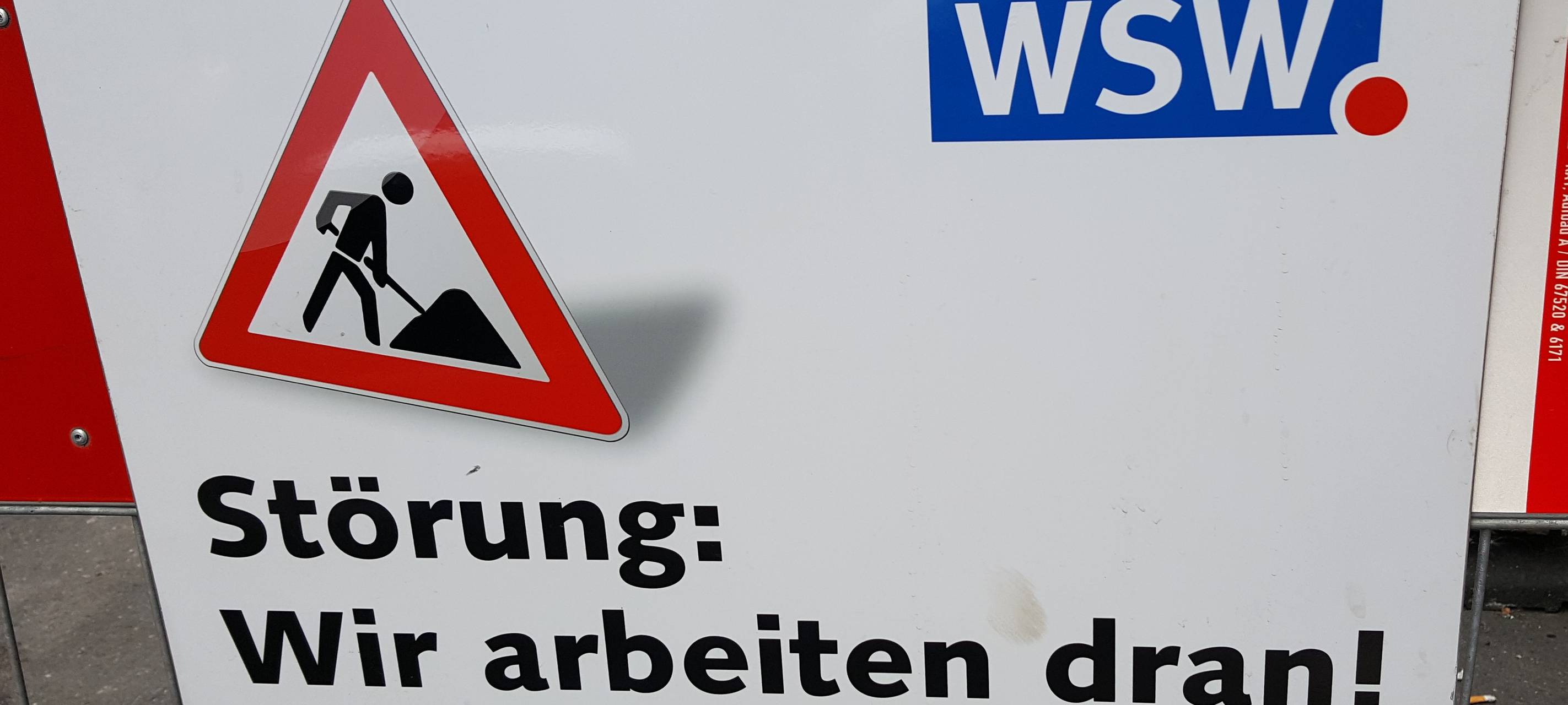 Wasserrohrbruch am Katernberg