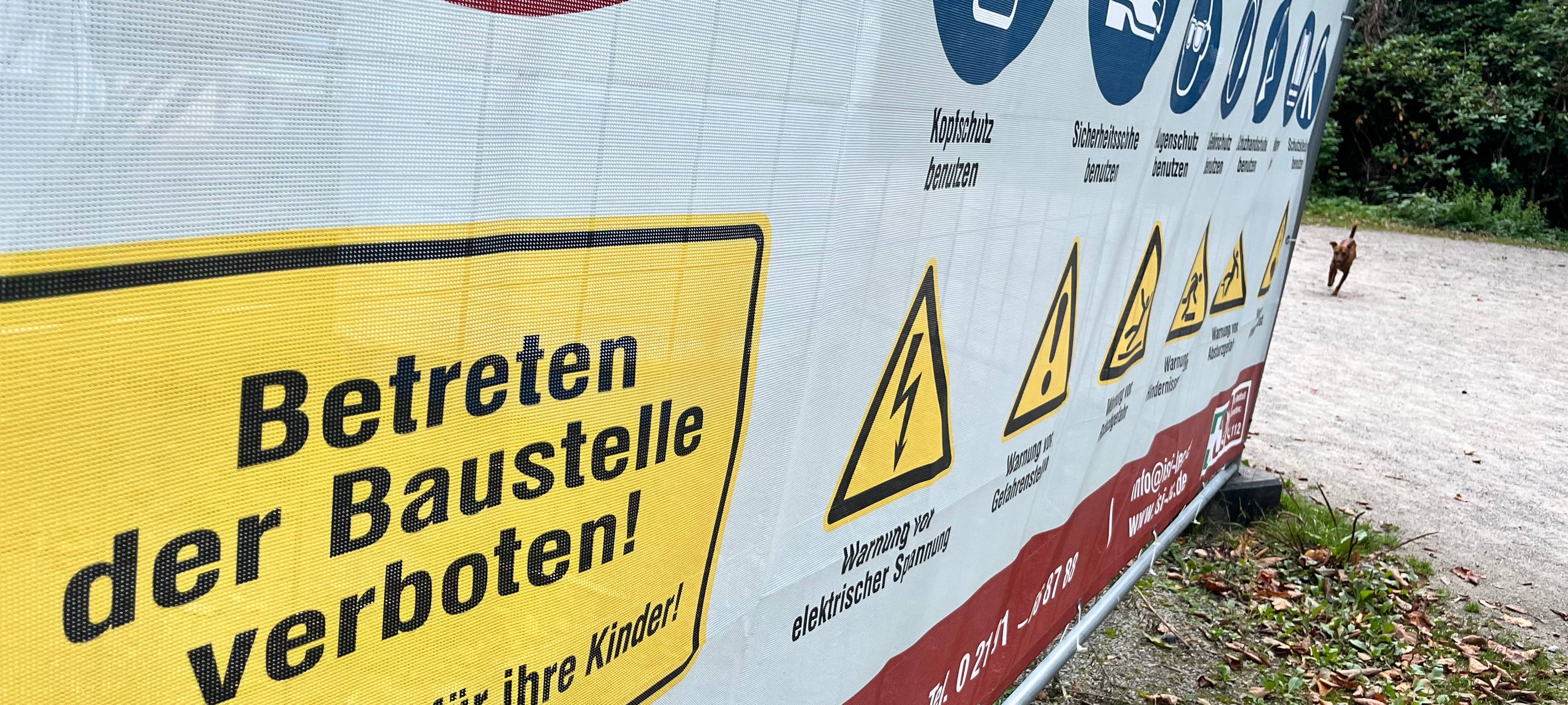 Relativ wenige Baustellen in Wuppertal