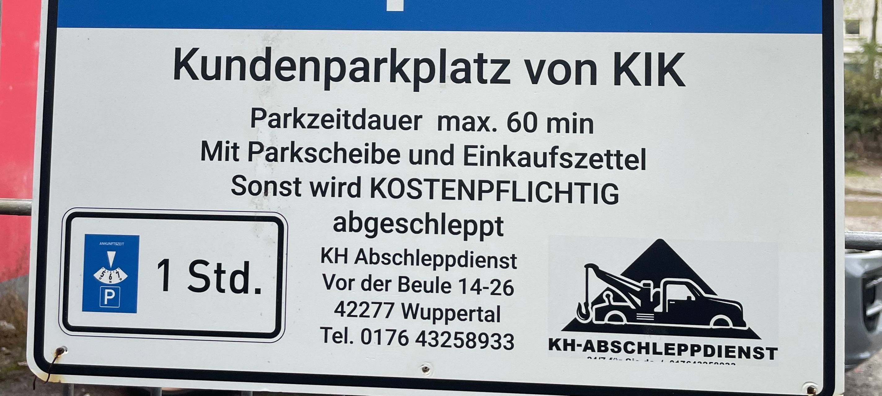 Abzocke-Parkplatz in Oberbarmen!?