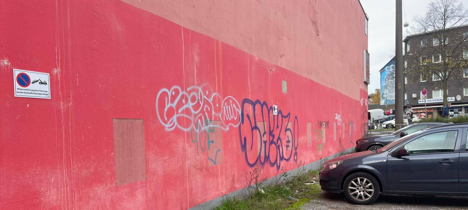 zu sehen der Parkplatz in oberbarmen