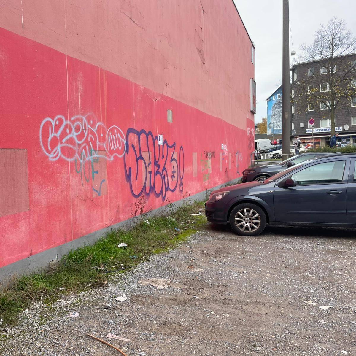 zu sehen der Parkplatz in oberbarmen