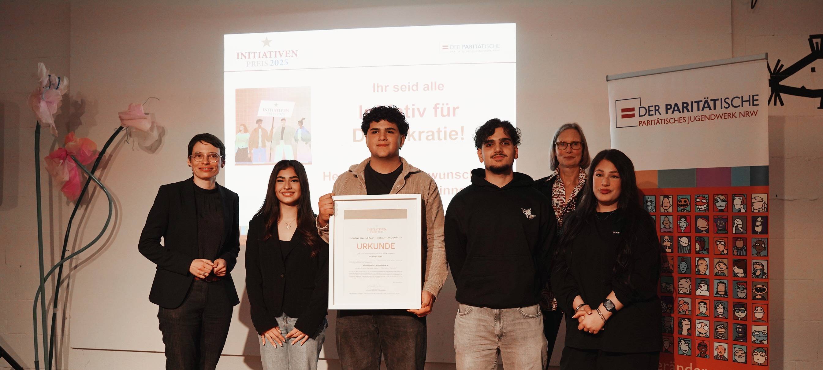 Auszeichnung für das Medienprojekt