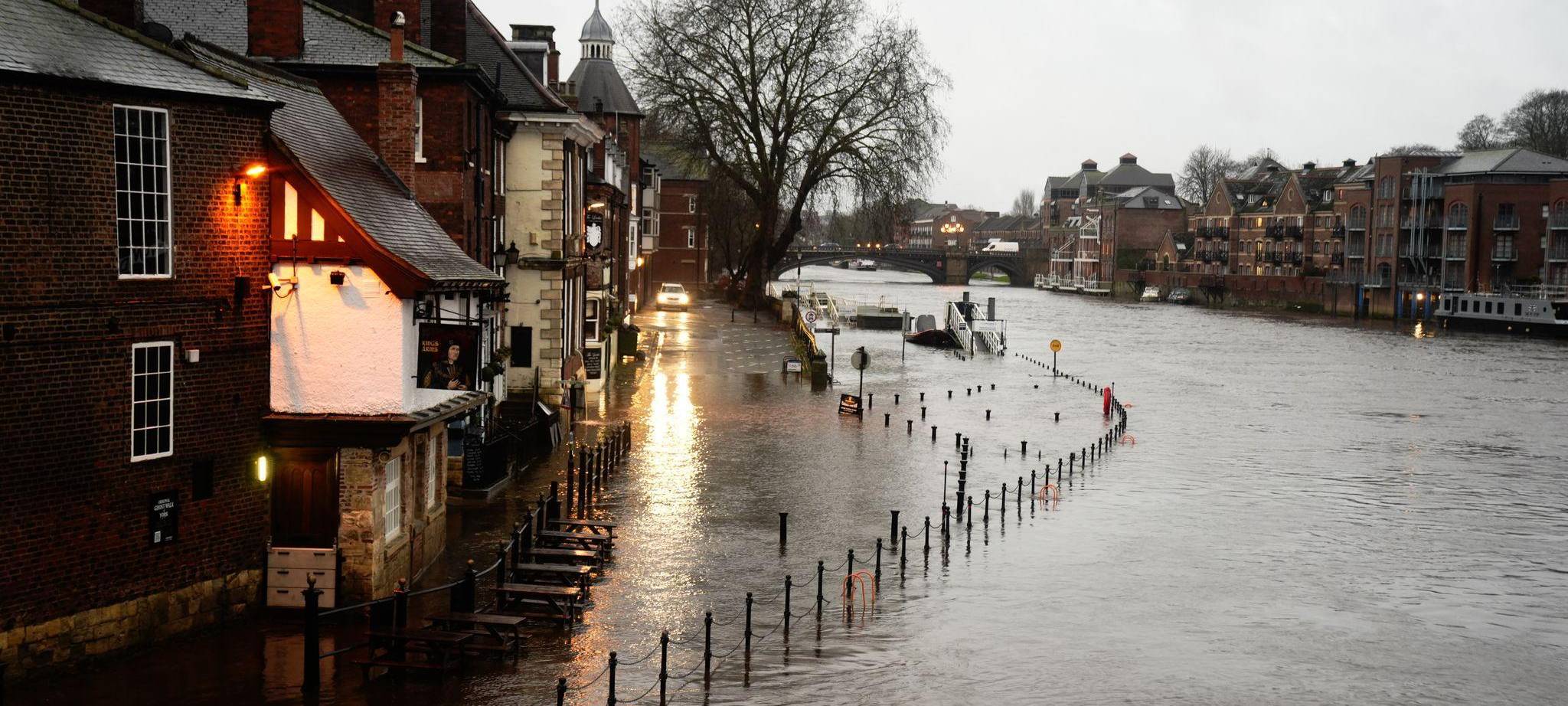 Überschwemmungen in York