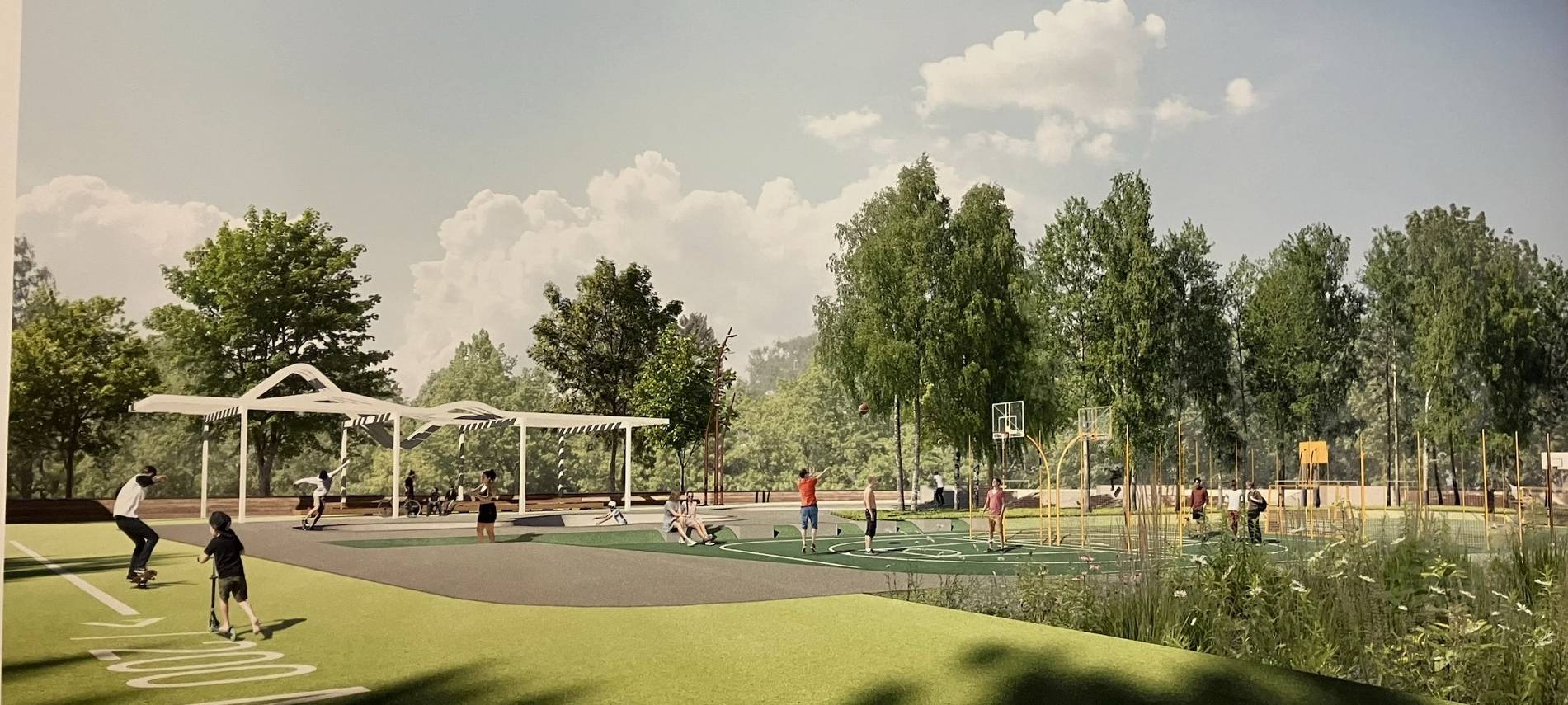 zu sehen ist die Ausgestaltung der Buga