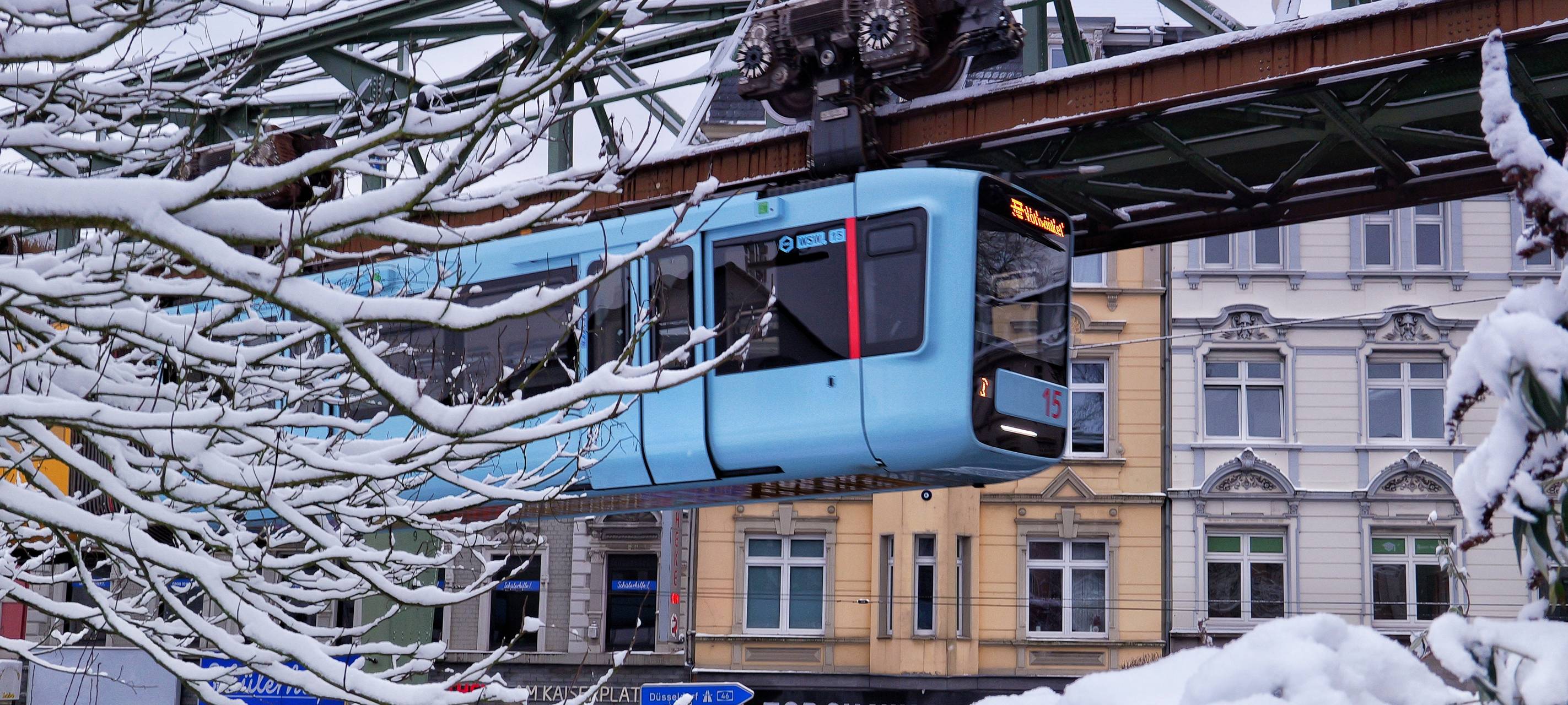 Schwebebahn wegen Stromausfall nicht gefahren