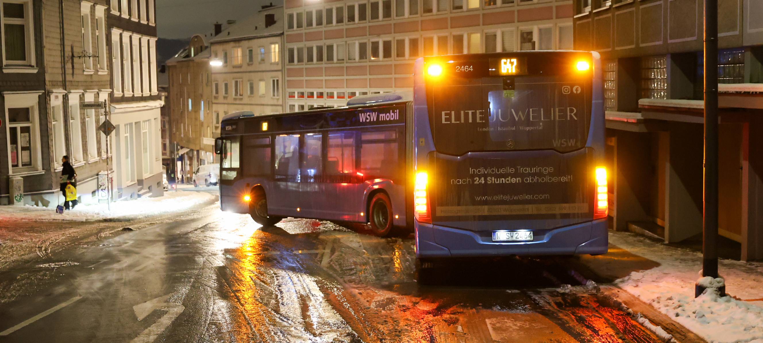 Schnee von gestern Abend meist weggeräumt