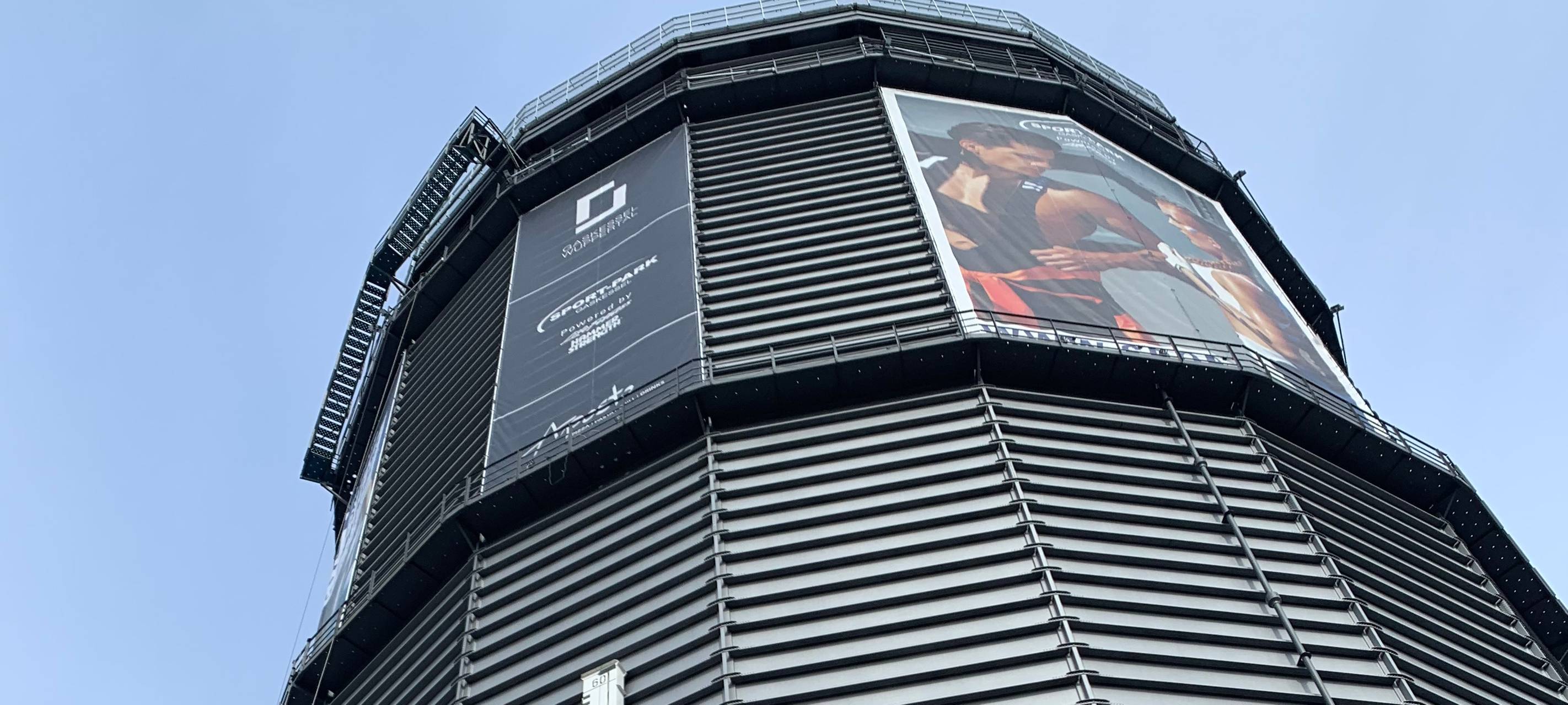 Gaskessel Heckinghausen Heckinghauser nach Umbau fertig Wahrzeichen Turm Aussicht Aussichtsplattform