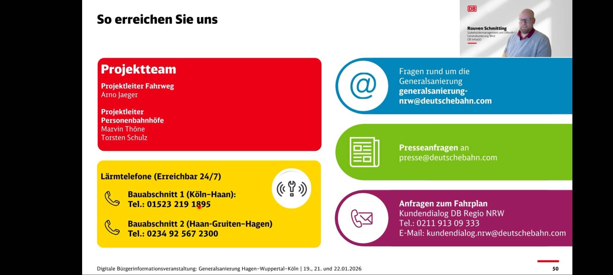 Wuppertal: Generalsanierung der Bahn - hier gibt es Hilfe