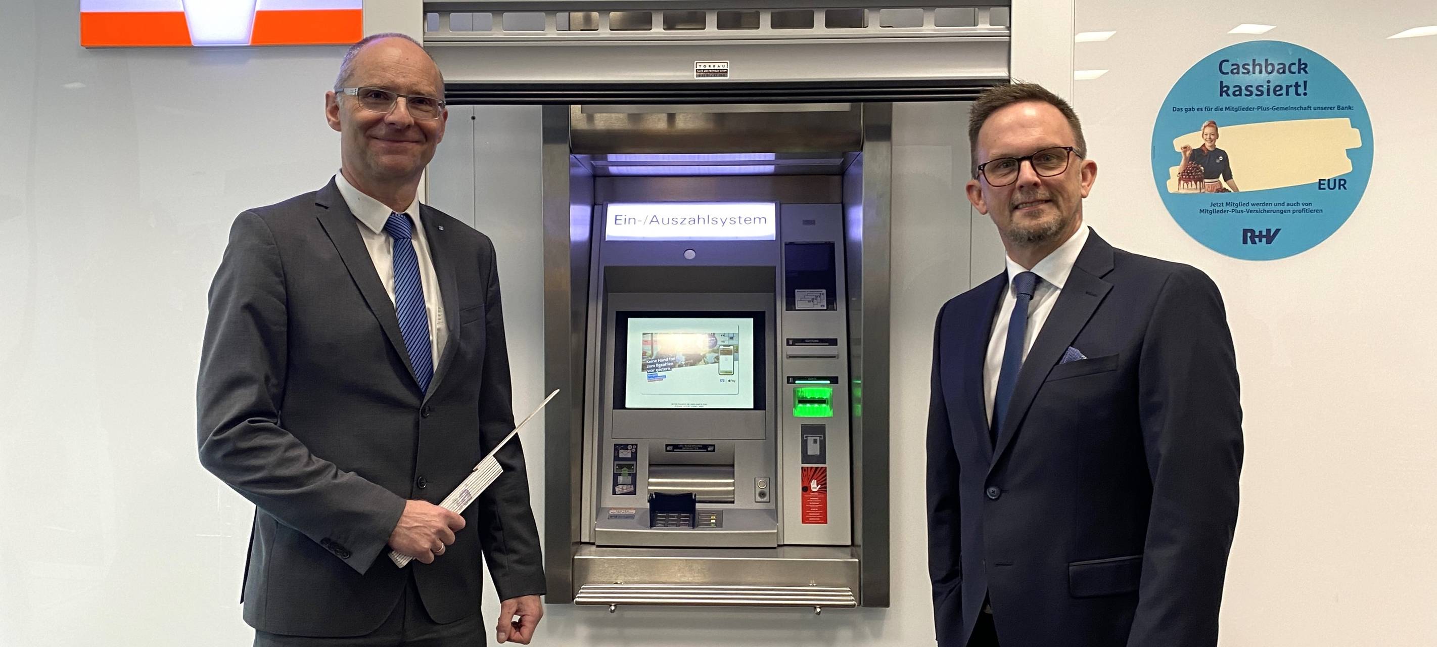 Volksbank-Geldautomaten sicherer