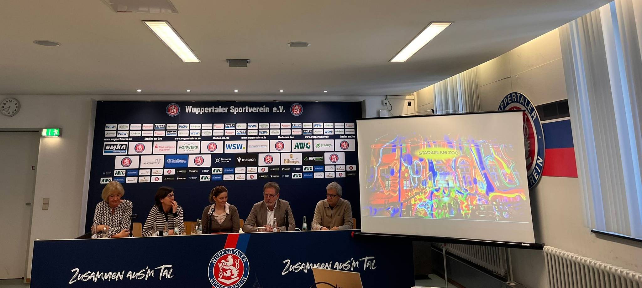 zu sehen ist die Pressekonferenz zur Olympia Bewerbung