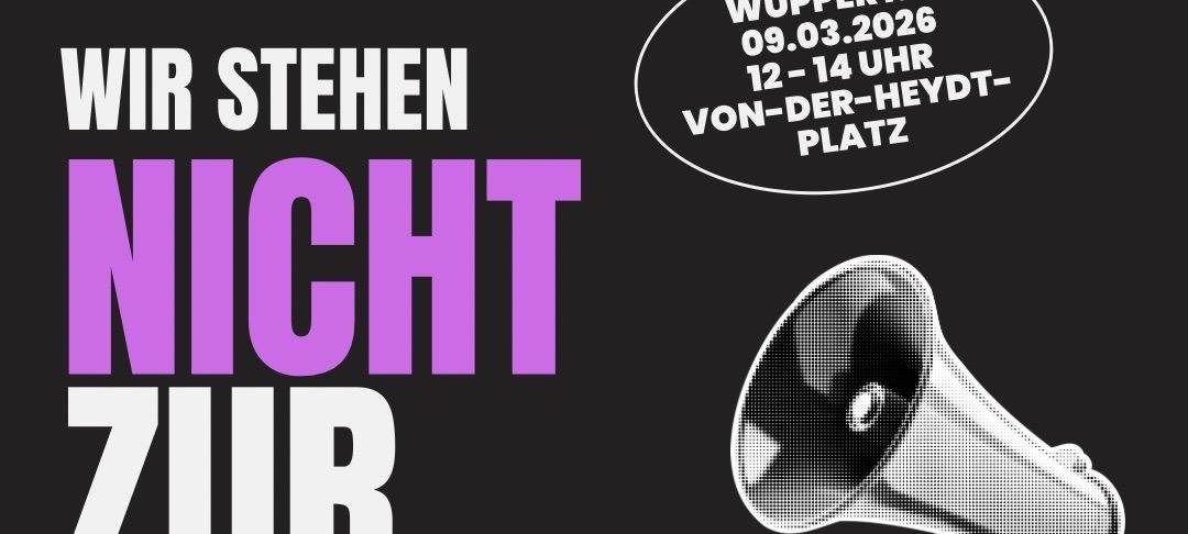 Frauenstreik in Wuppertal mit verschiedenen Aktionen