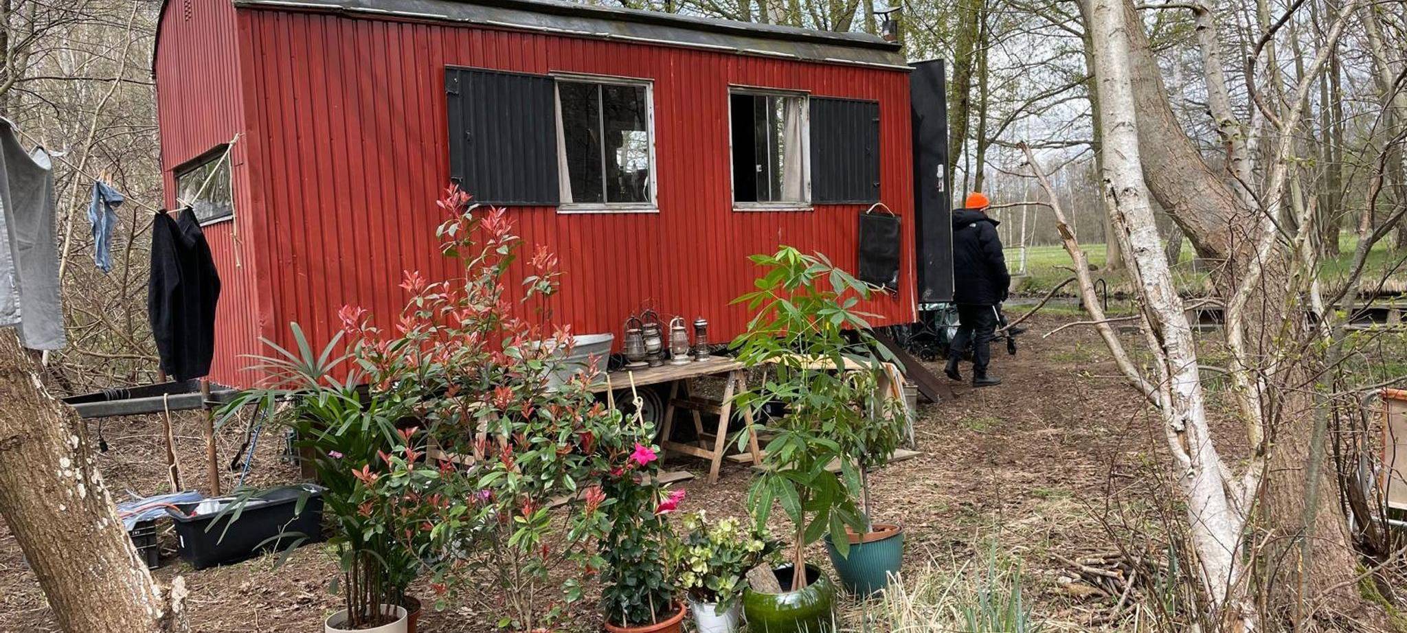 Bauwagen aus der ZDF-Reihe "Spreewaldkrimi"