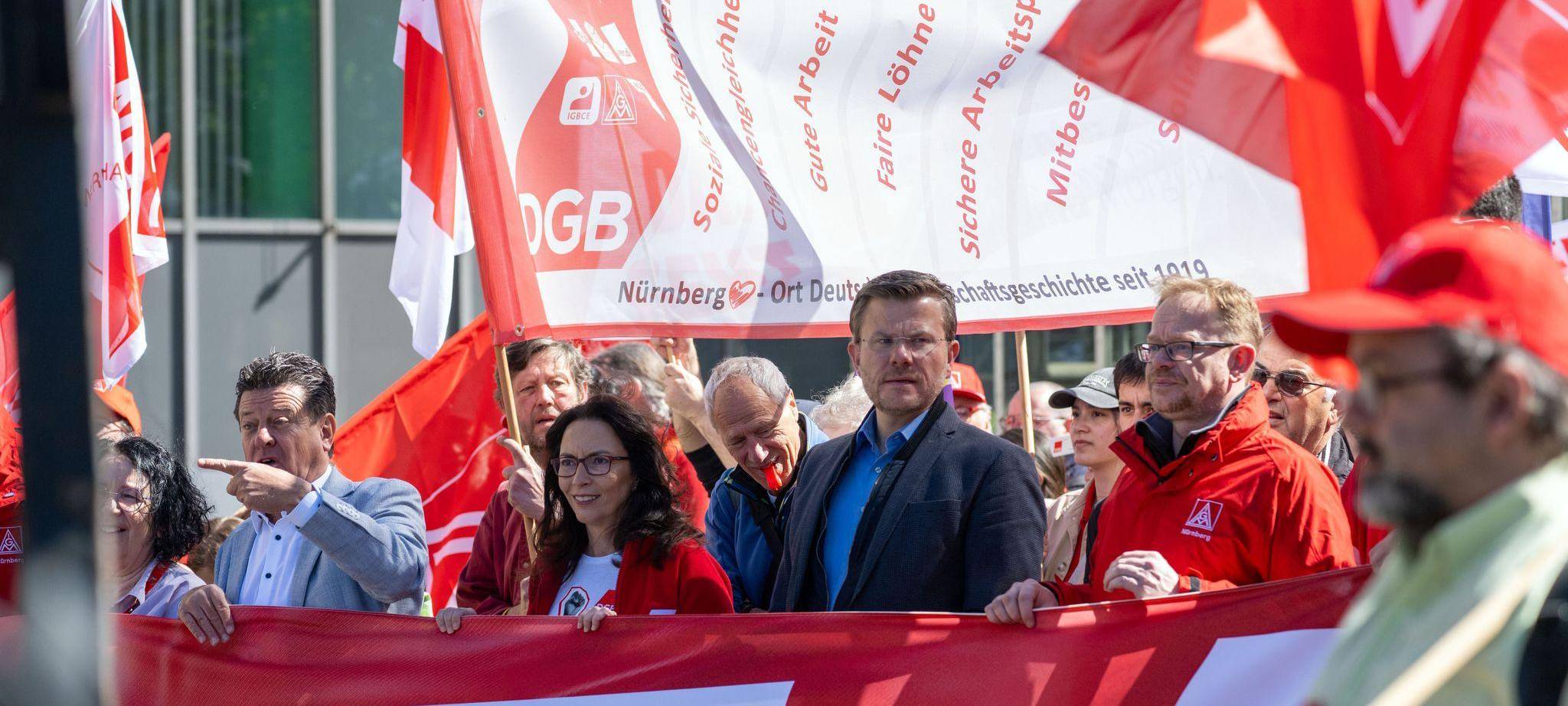 DGB-Kundgebung zum Tag der Arbeit – Nürnberg