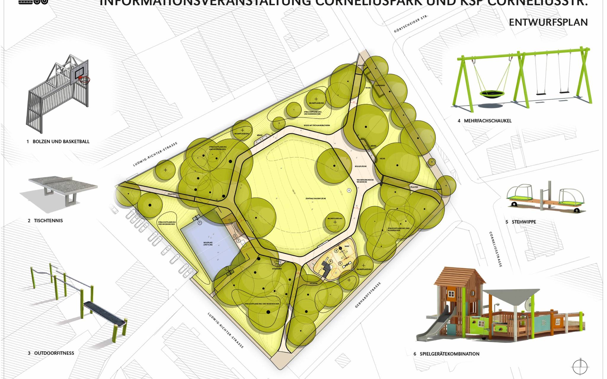 Umgestaltungspläne für den Corneliuspark