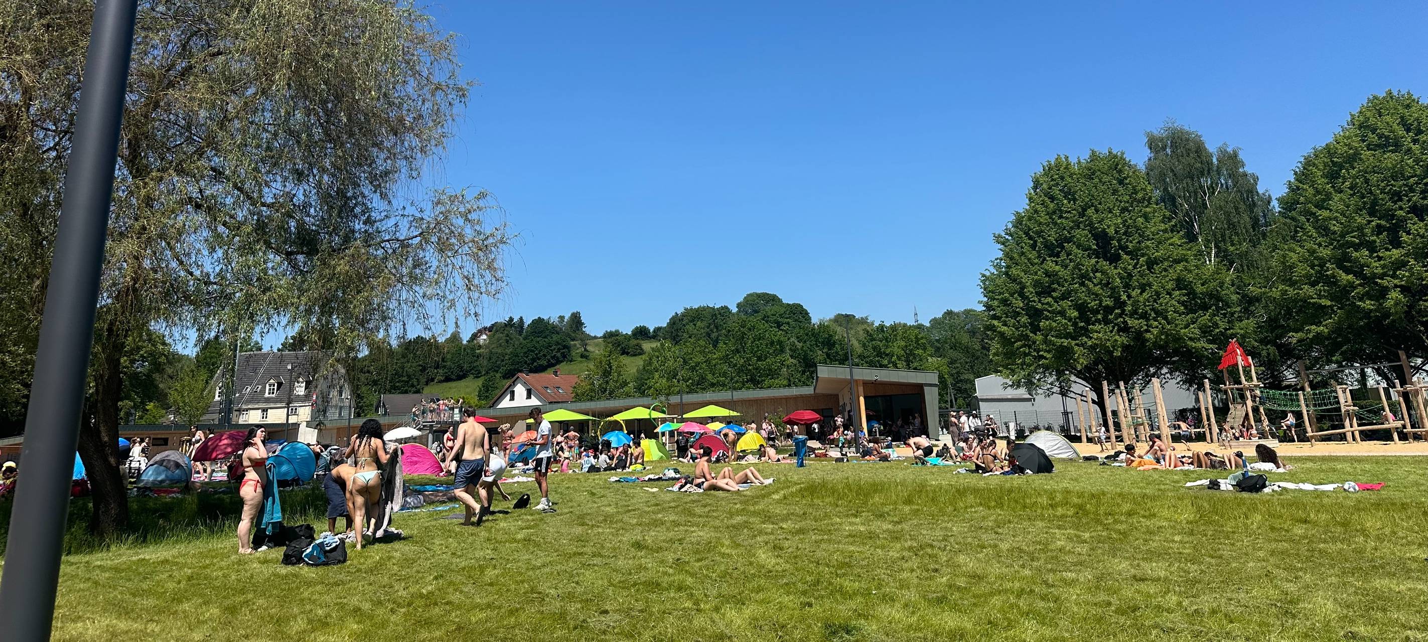 Freibad-Wetter in Wuppertal