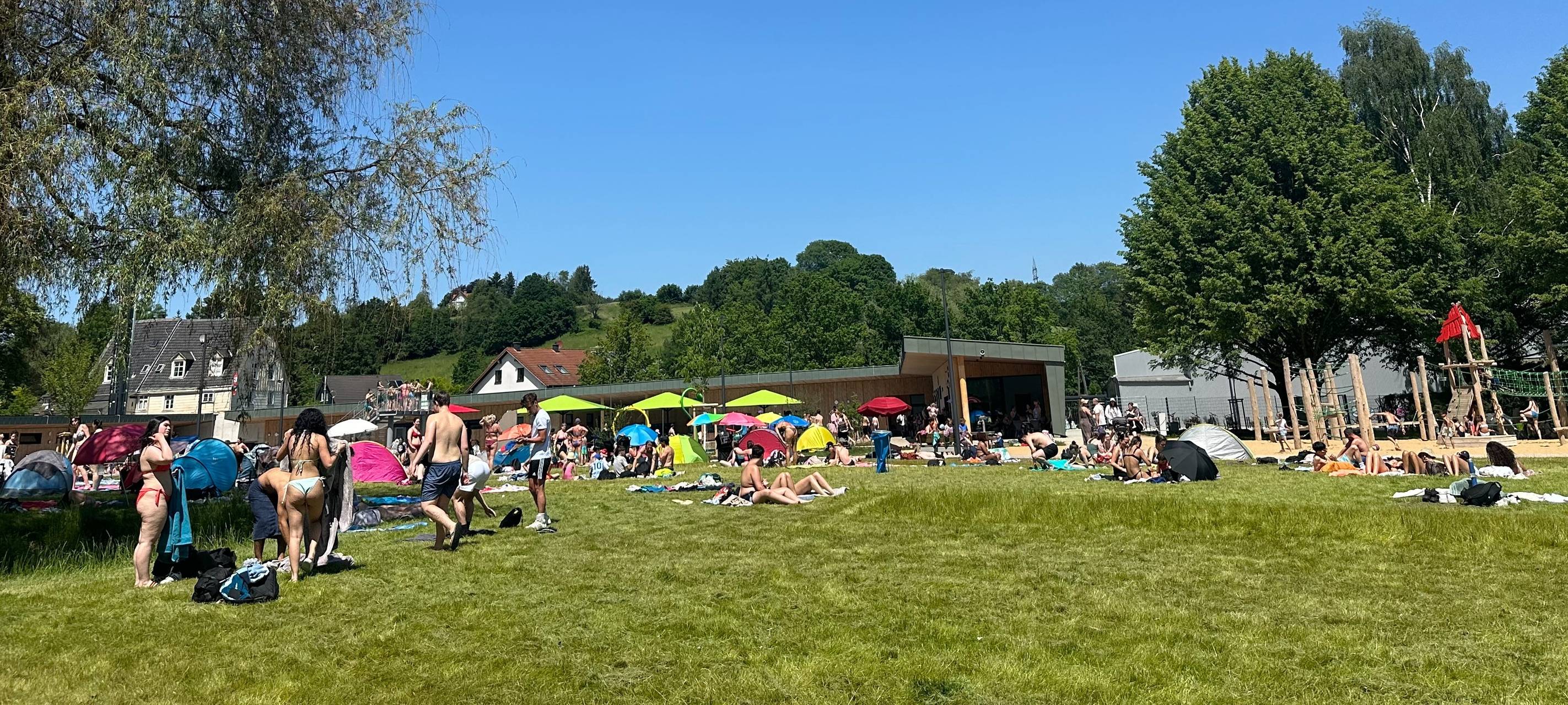 Freibad-Wetter in Wuppertal