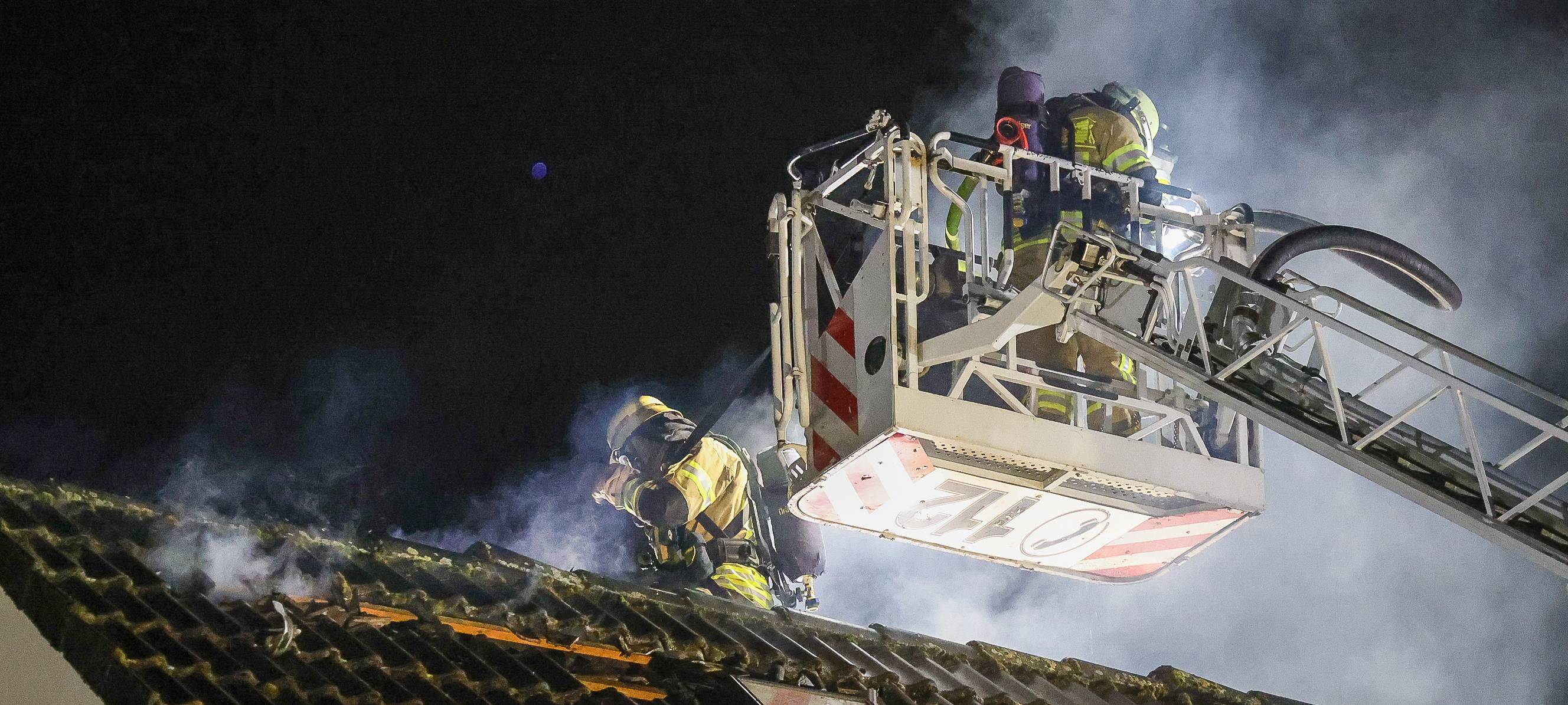 Feuer in Remscheid auch in Wuppertal zu sehen