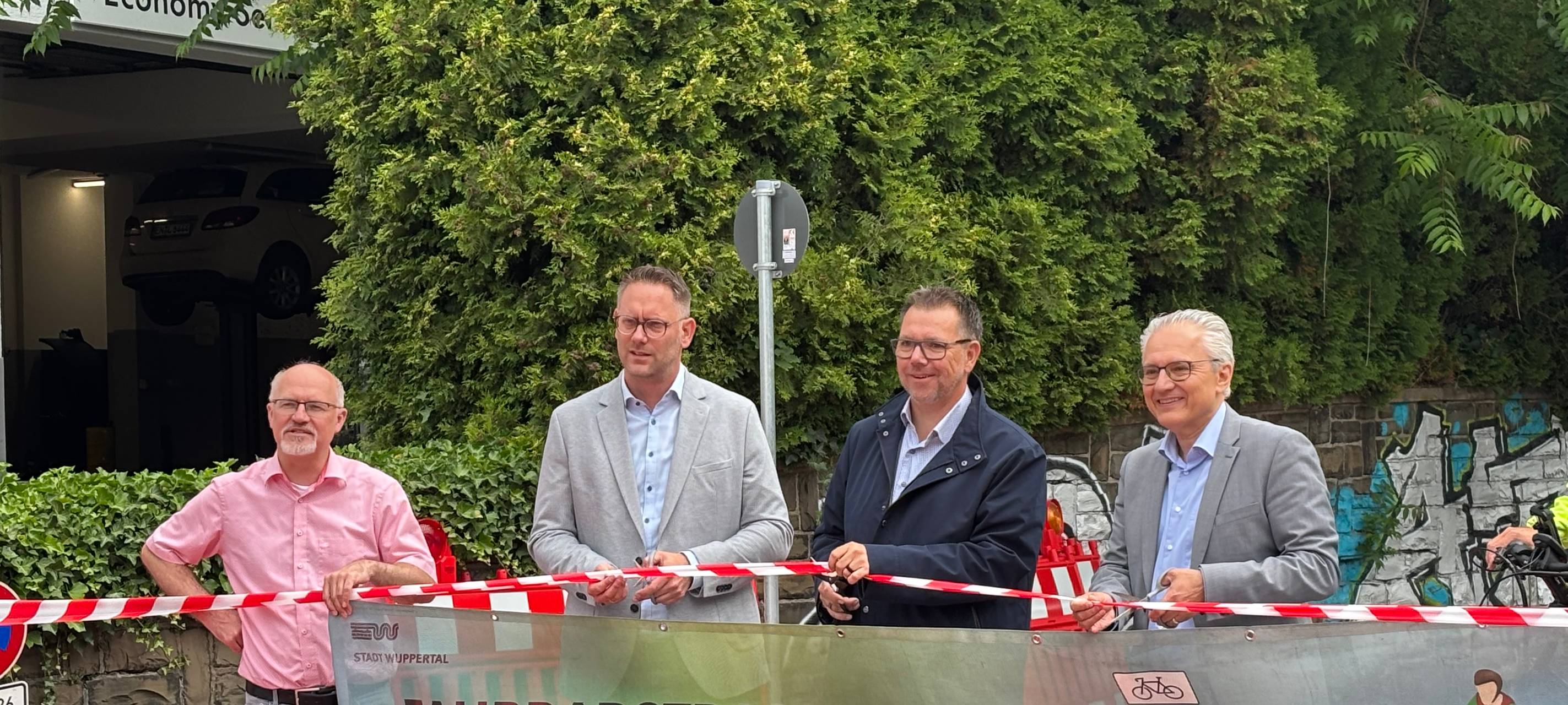 Neue Fahrradstraße eröffnet
