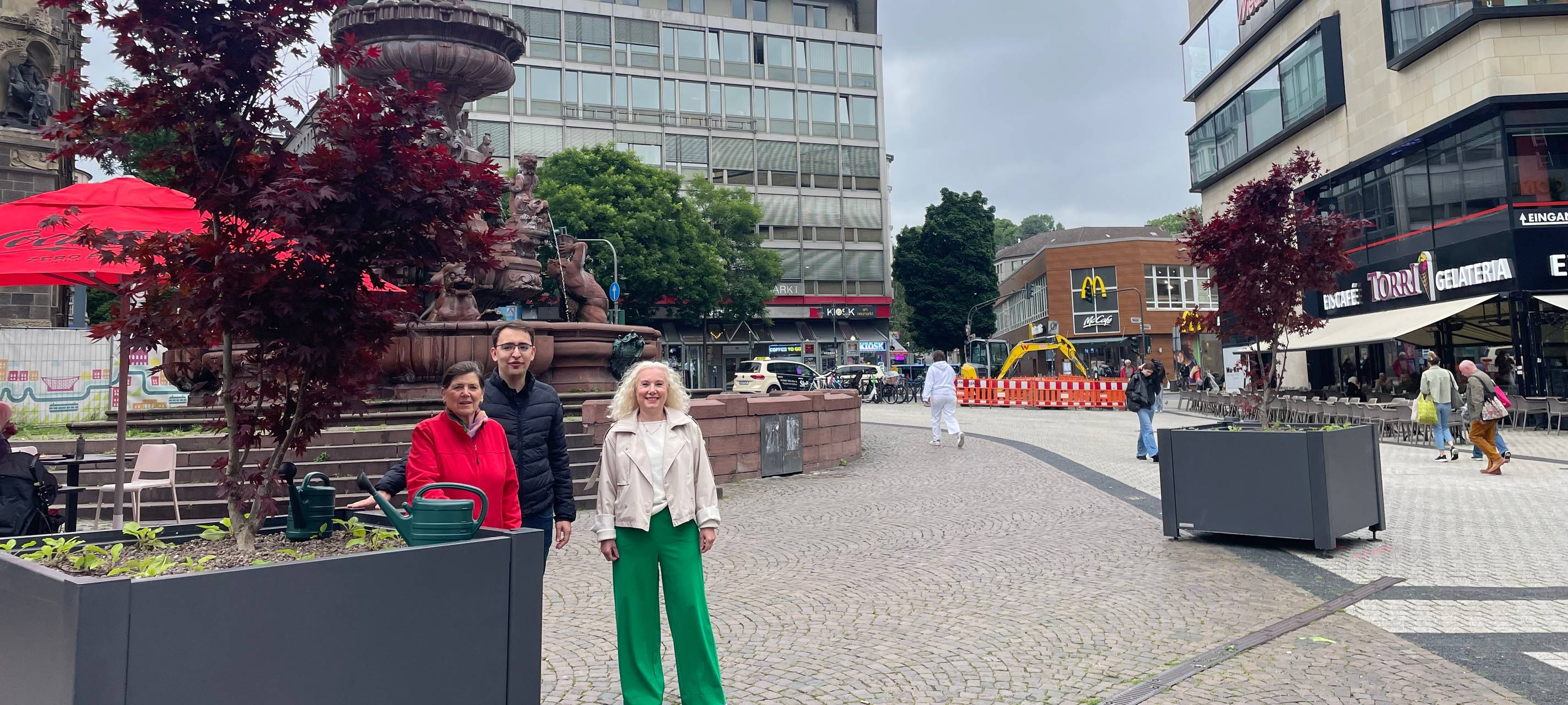 Mobile Bäume in der Elberfelder Innenstadt