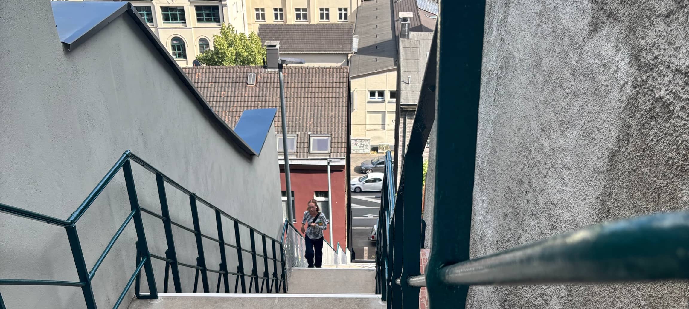Jakobstreppe wieder auf