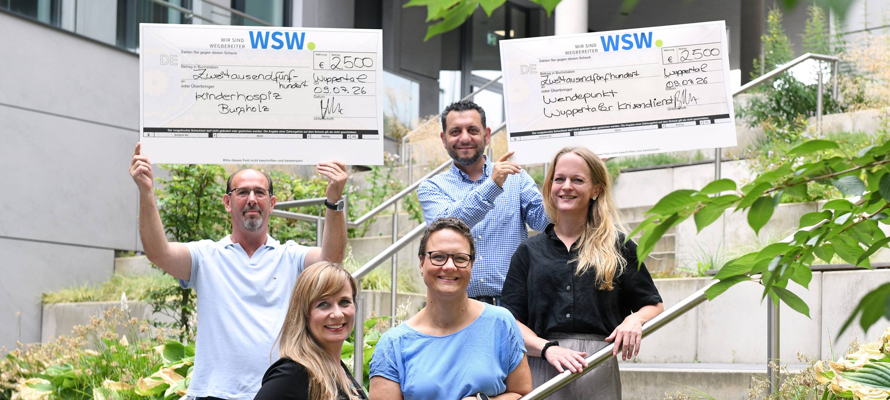 WSW-Beschäftigte sammeln Spenden