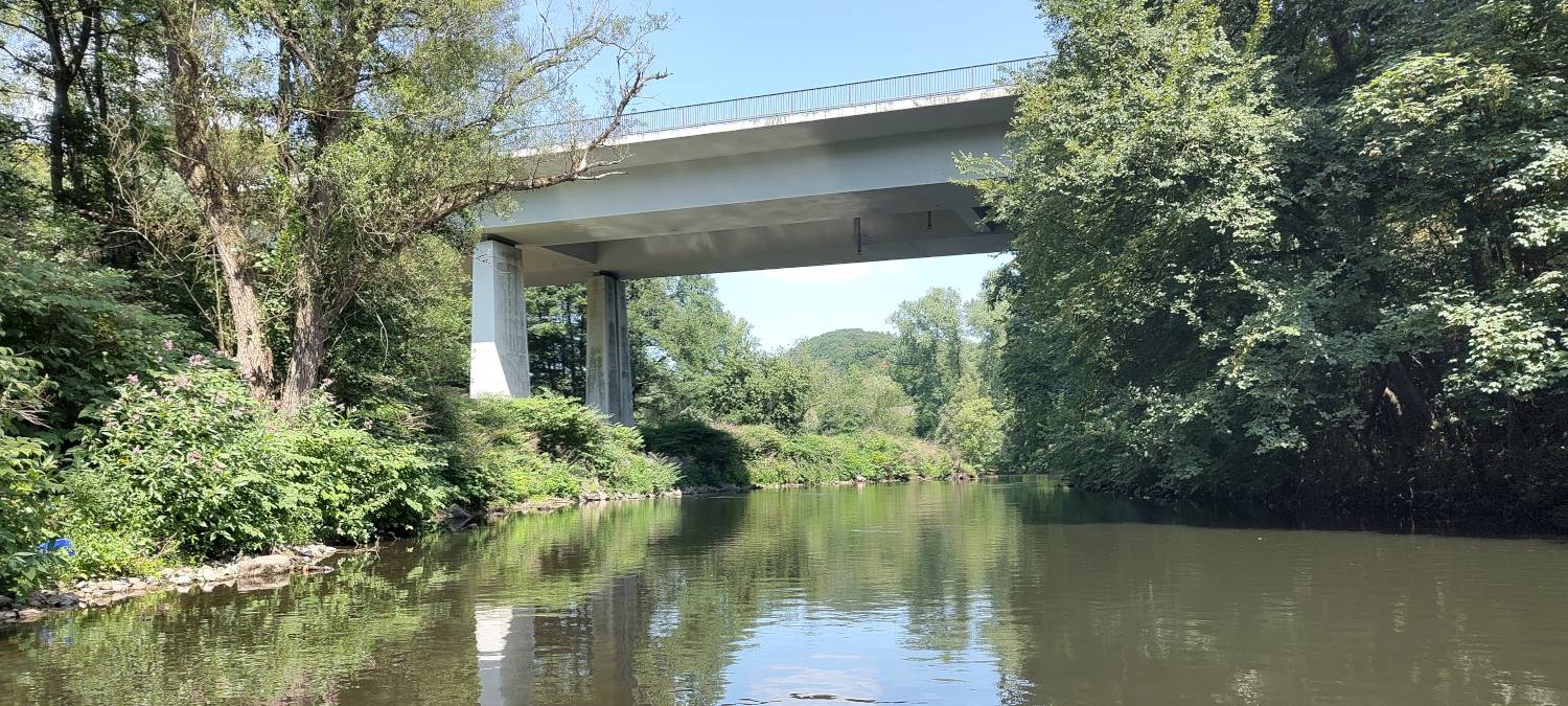 Wupper wird am Wupperknick verbreitert