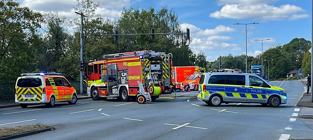 Unfall: Sonnborner Ufer wieder frei
