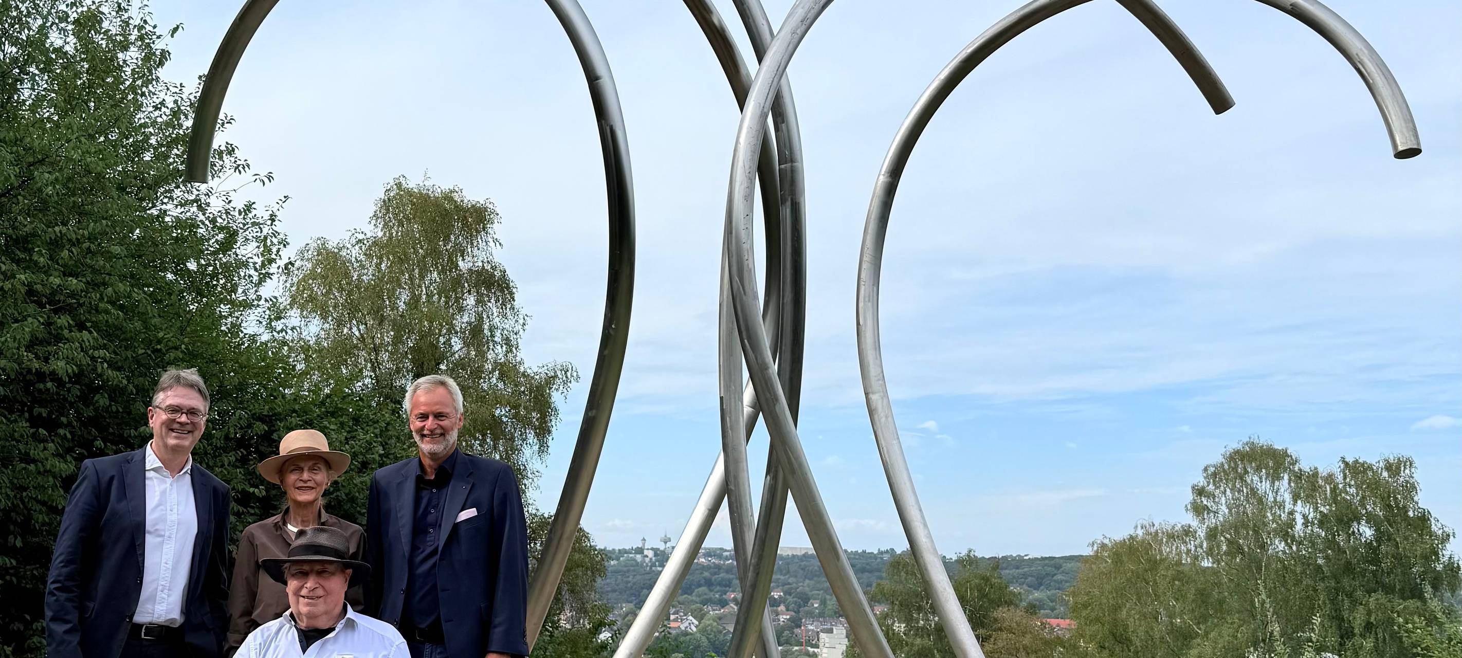 Kunstwerk unter freiem Himmel